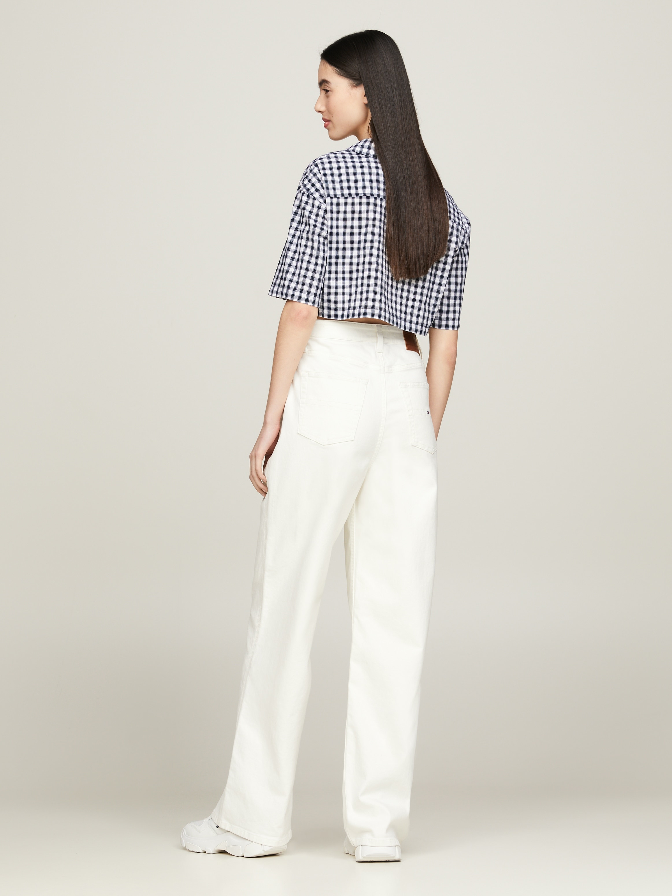 Tommy Jeans Weite Jeans »Claire High Rise Wide«, mit Tommy Jeans Logo-Flag