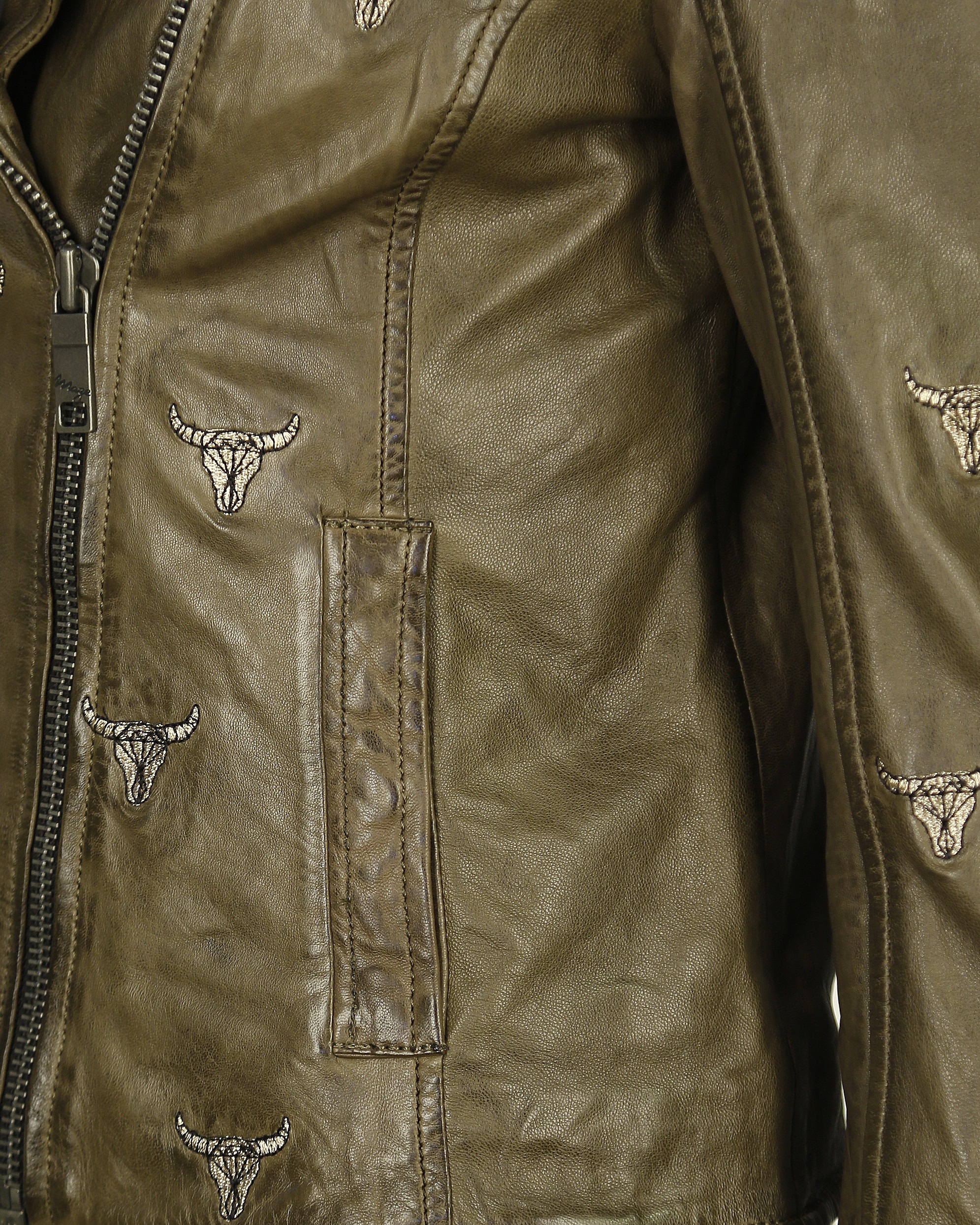 Maze Bikerjacke »Lederjacke Vegas«