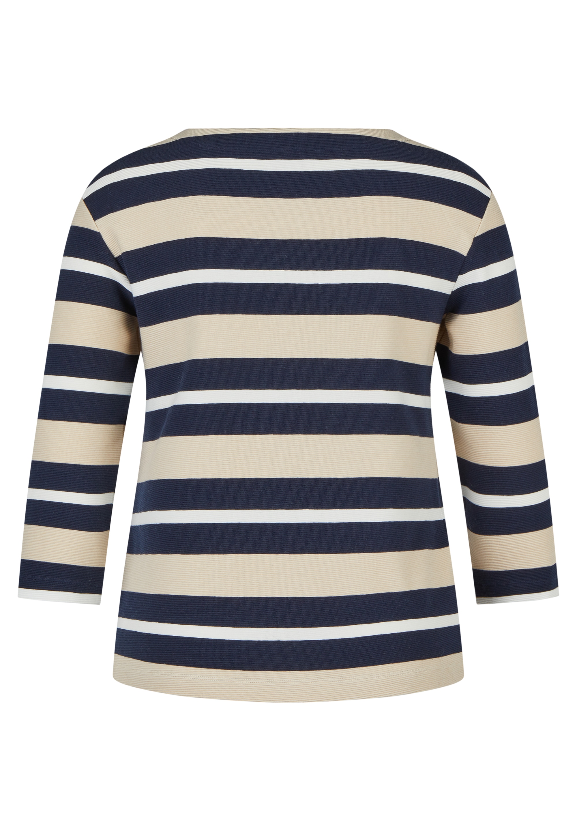Rabe 3/4-Arm-Shirt im Streifen-Look und mit Glitzersteinen