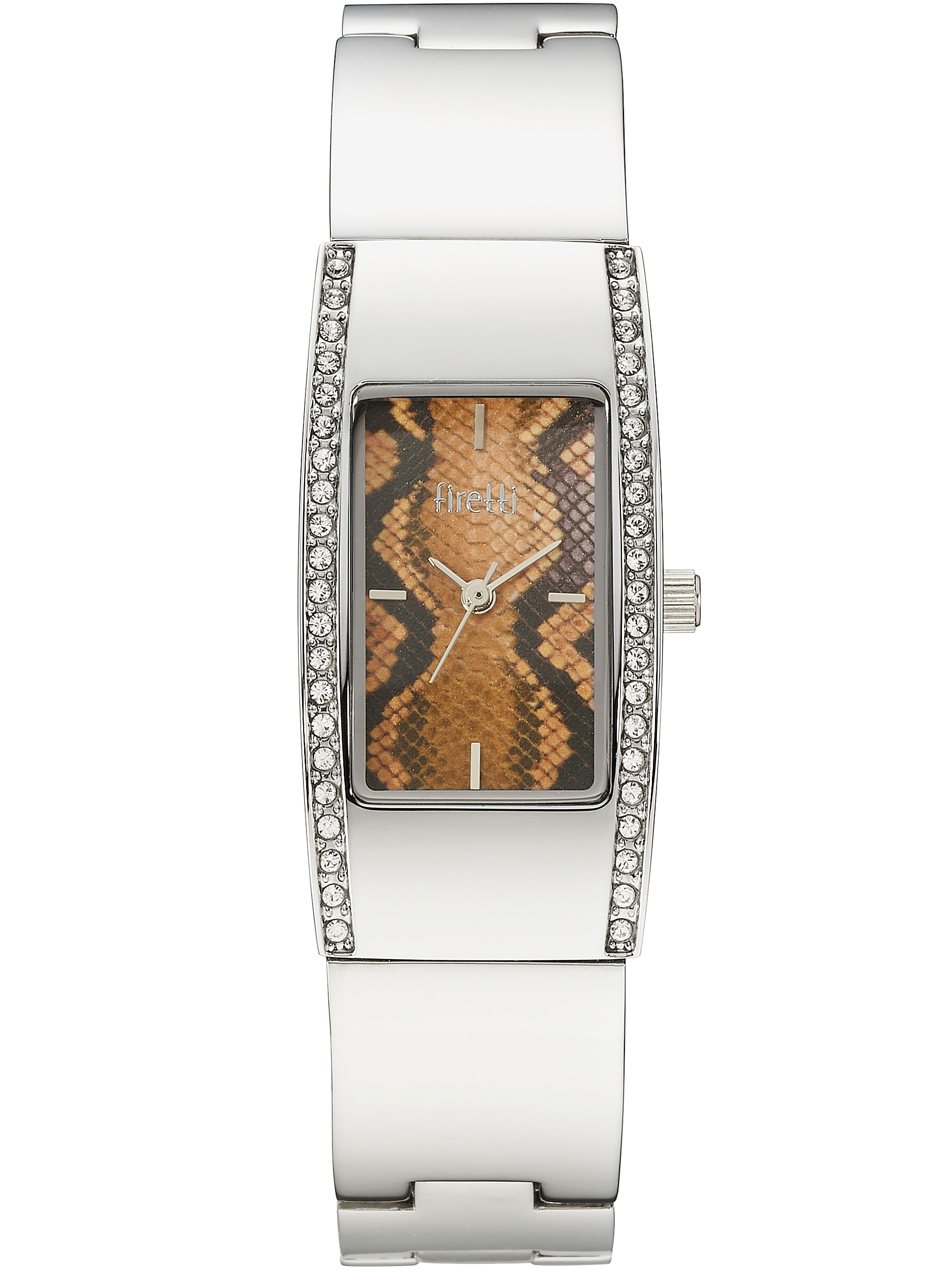Firetti Quarzuhr »Icon Exotic« Armbanduhr, Damenuhr, analog, Swarovski-Kristalle