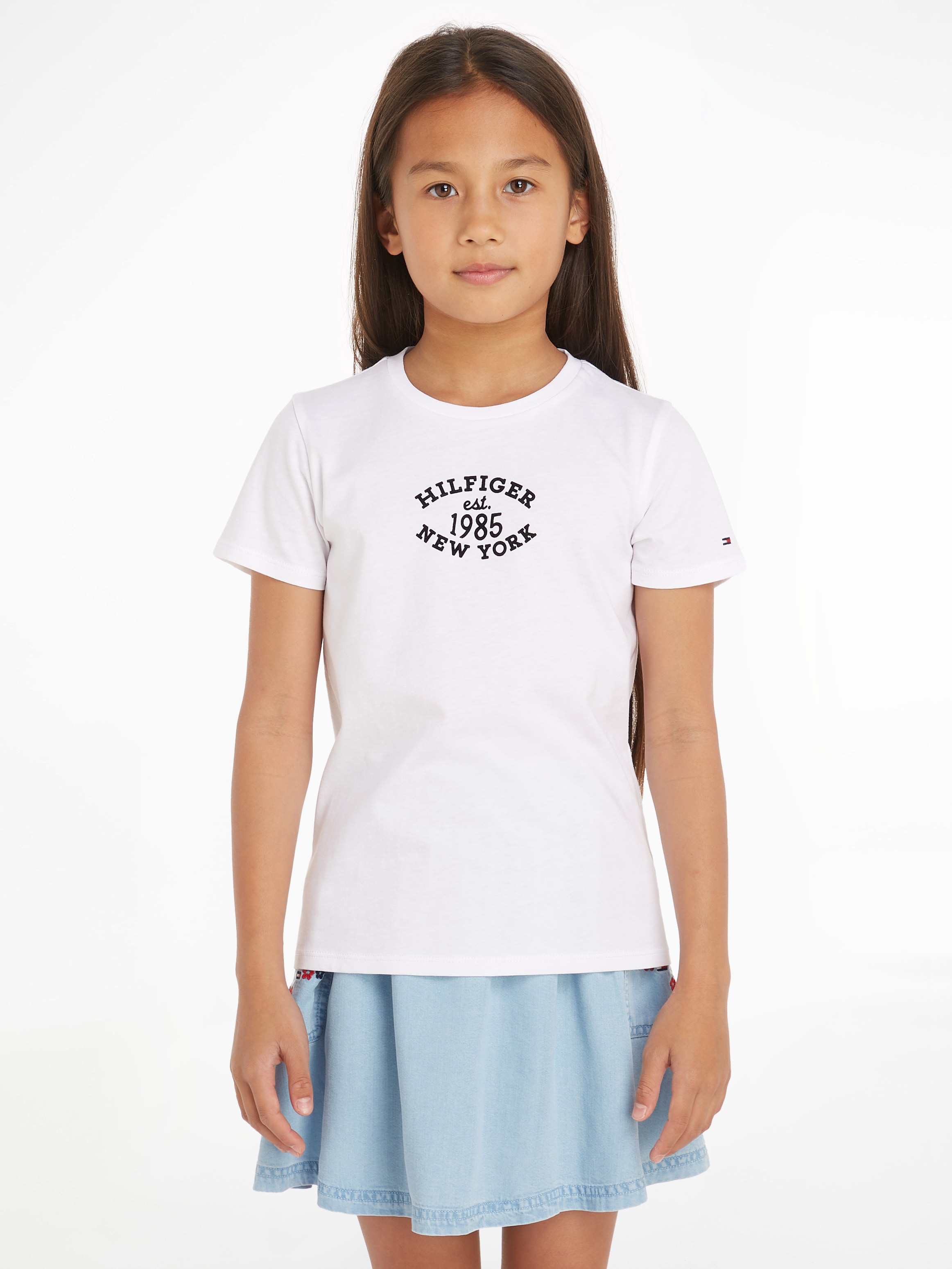 T-Shirt »MONOTYPE FLOCK«, Kinder bis 16 Jahre mit Logostickerei