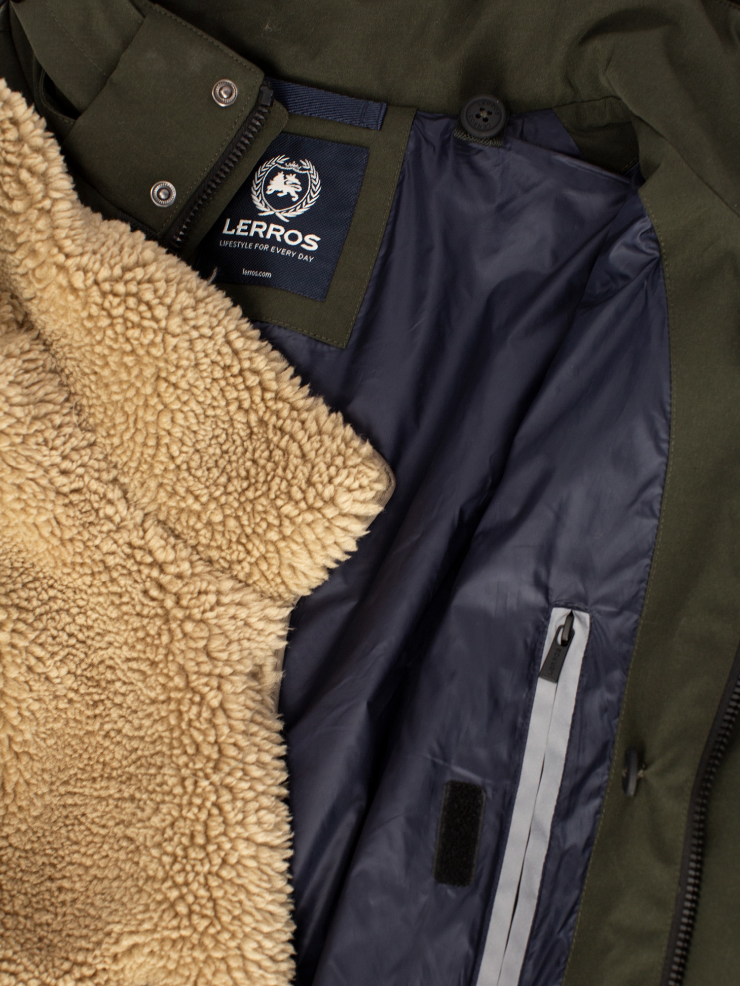 LERROS Parka »2in1 Jacke im Parka-Style, wind- und wasserabweisend« mit Kapuze