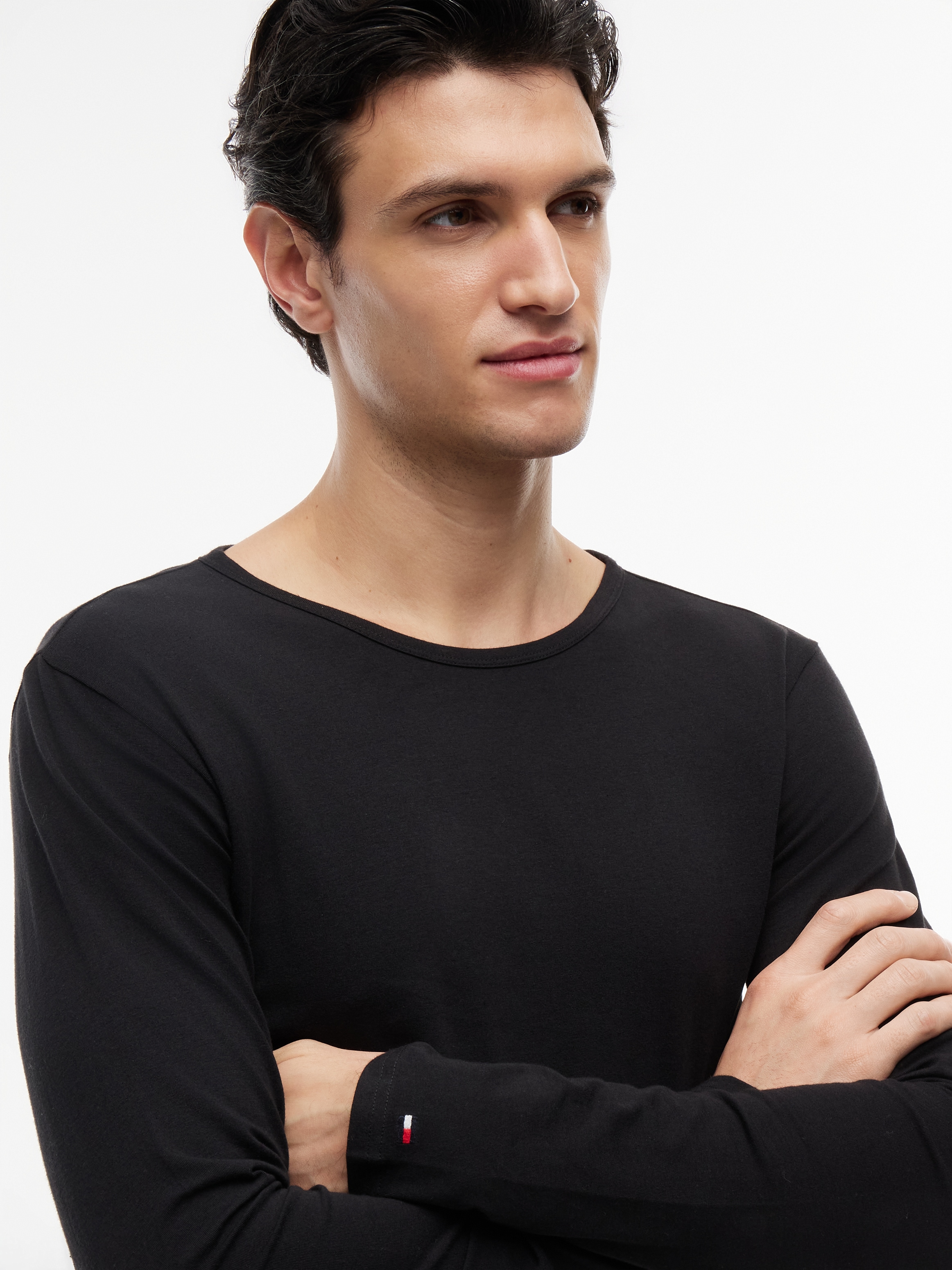 Tommy Hilfiger Underwear T-Shirt »3P LS Tee« Packung, 3er-Pack,  mit Markenlabel