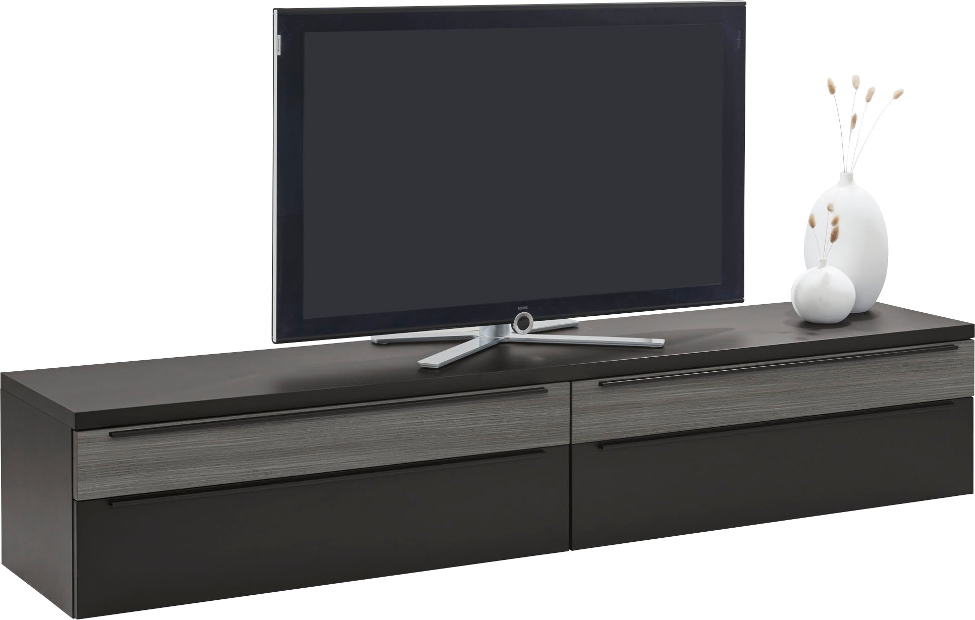 now! by hülsta Wohnwand »touch«, (Set, 6 St.), mit Lowboard für die Wandmontage, einem Wandboard und einem Regal