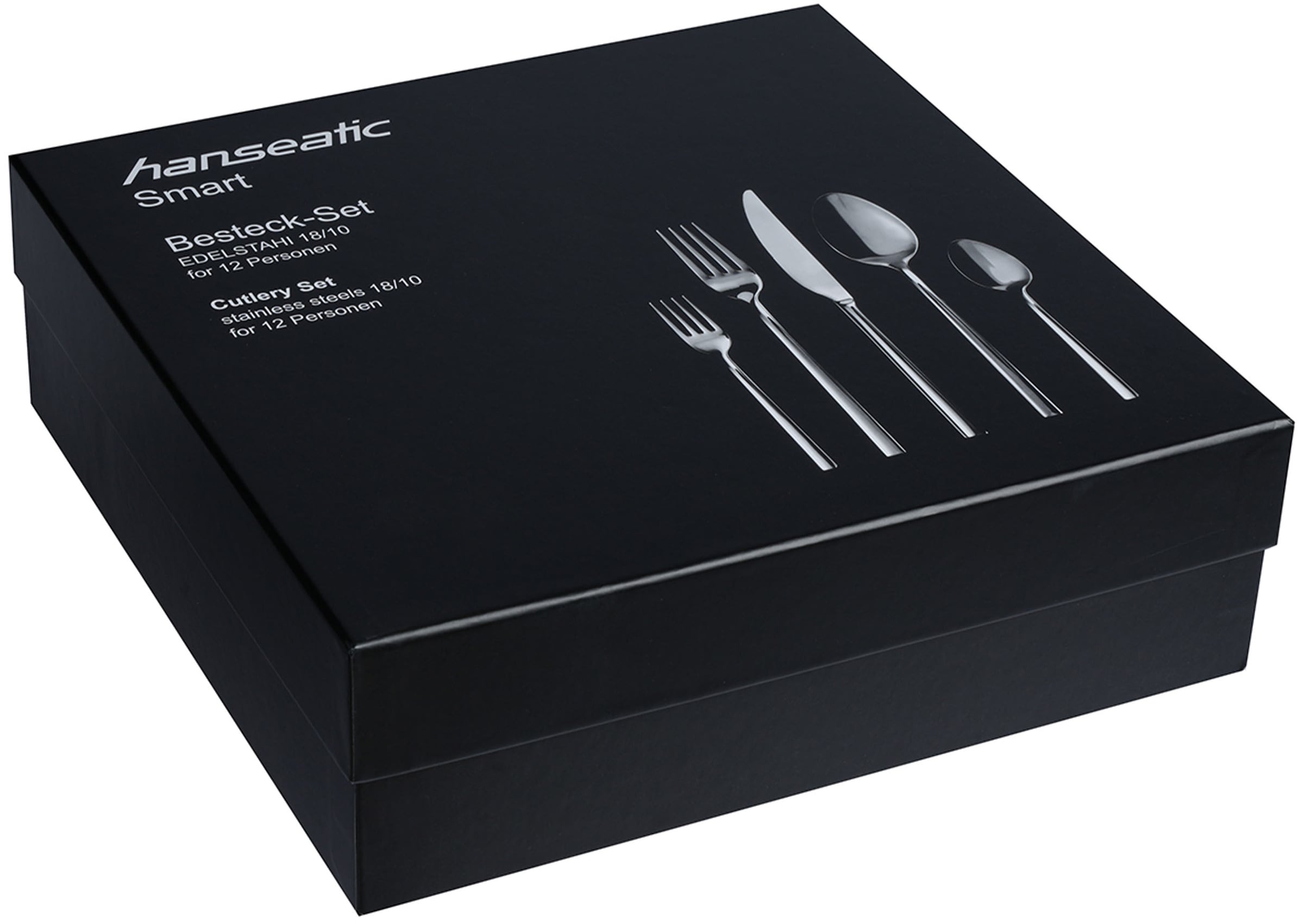 Hanseatic Besteck-Set »SMART, glänzend«, (Set, 60 tlg.), leichtes und minimalistisches Design