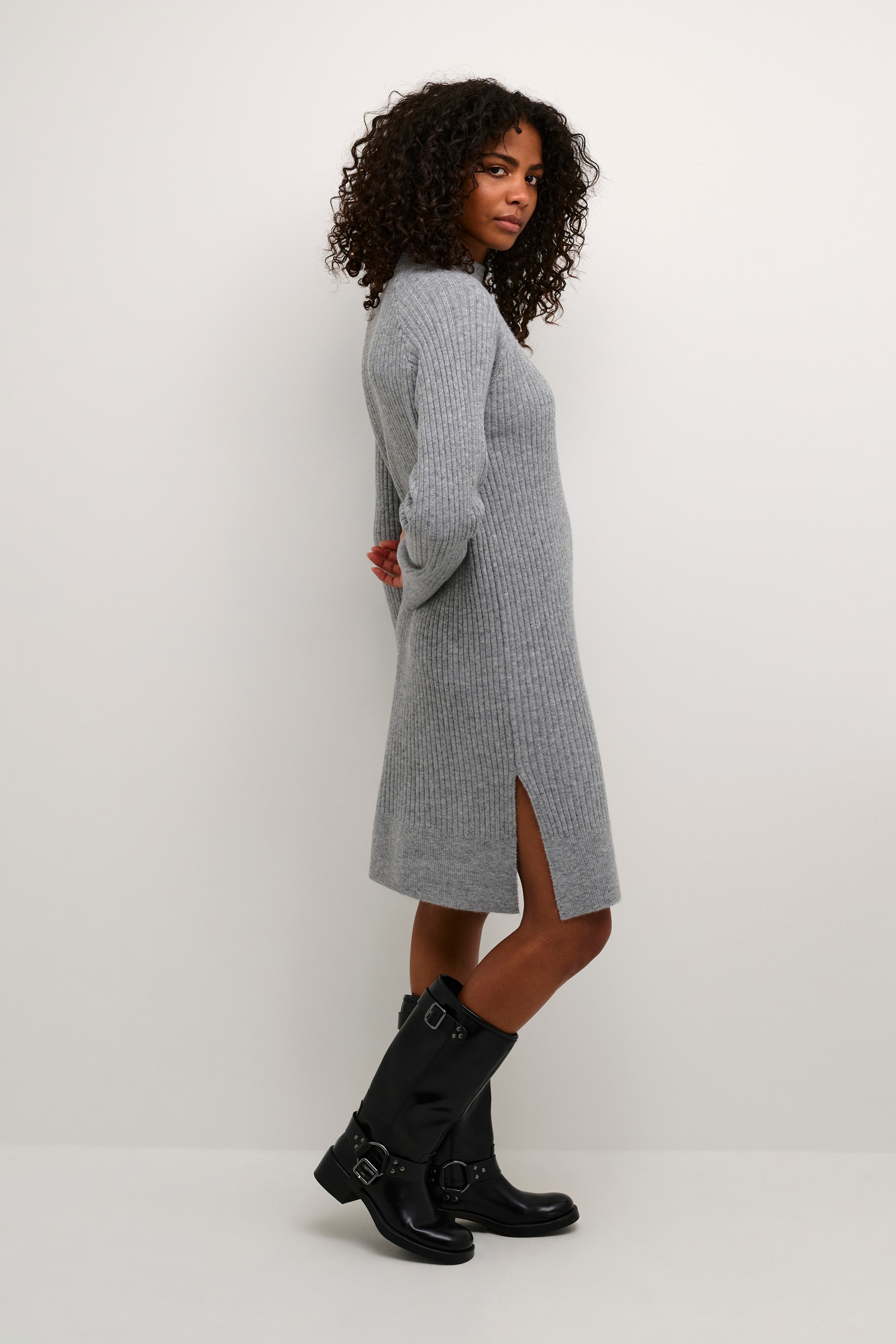 KAFFE Midikleid »Kleid KArinya«