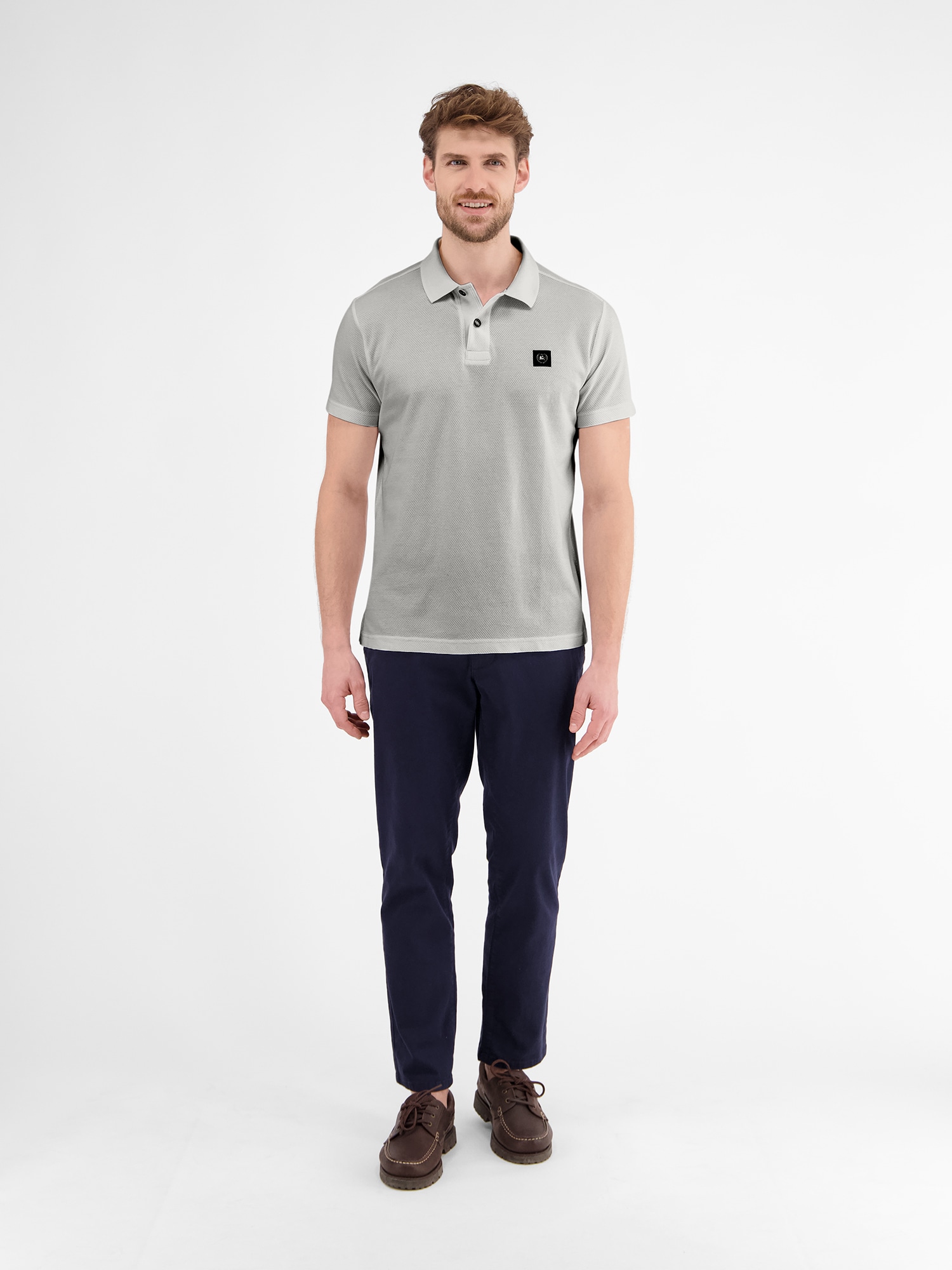 LERROS Poloshirt »LERROS Poloshirt in weicher Waffelpiquéqualität«