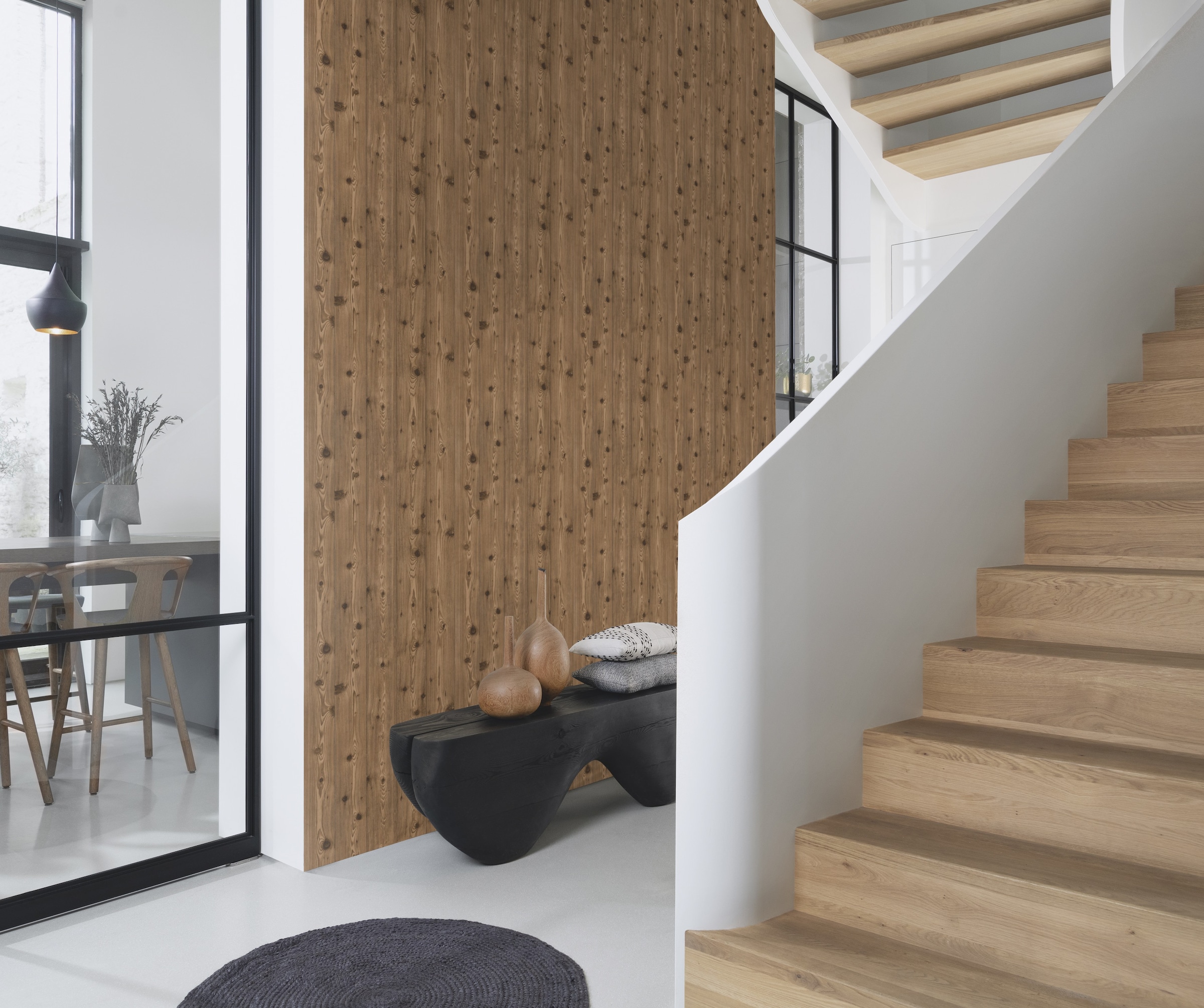 Rasch Papiertapete »mit Holzoptik« Holz glatt Holz
