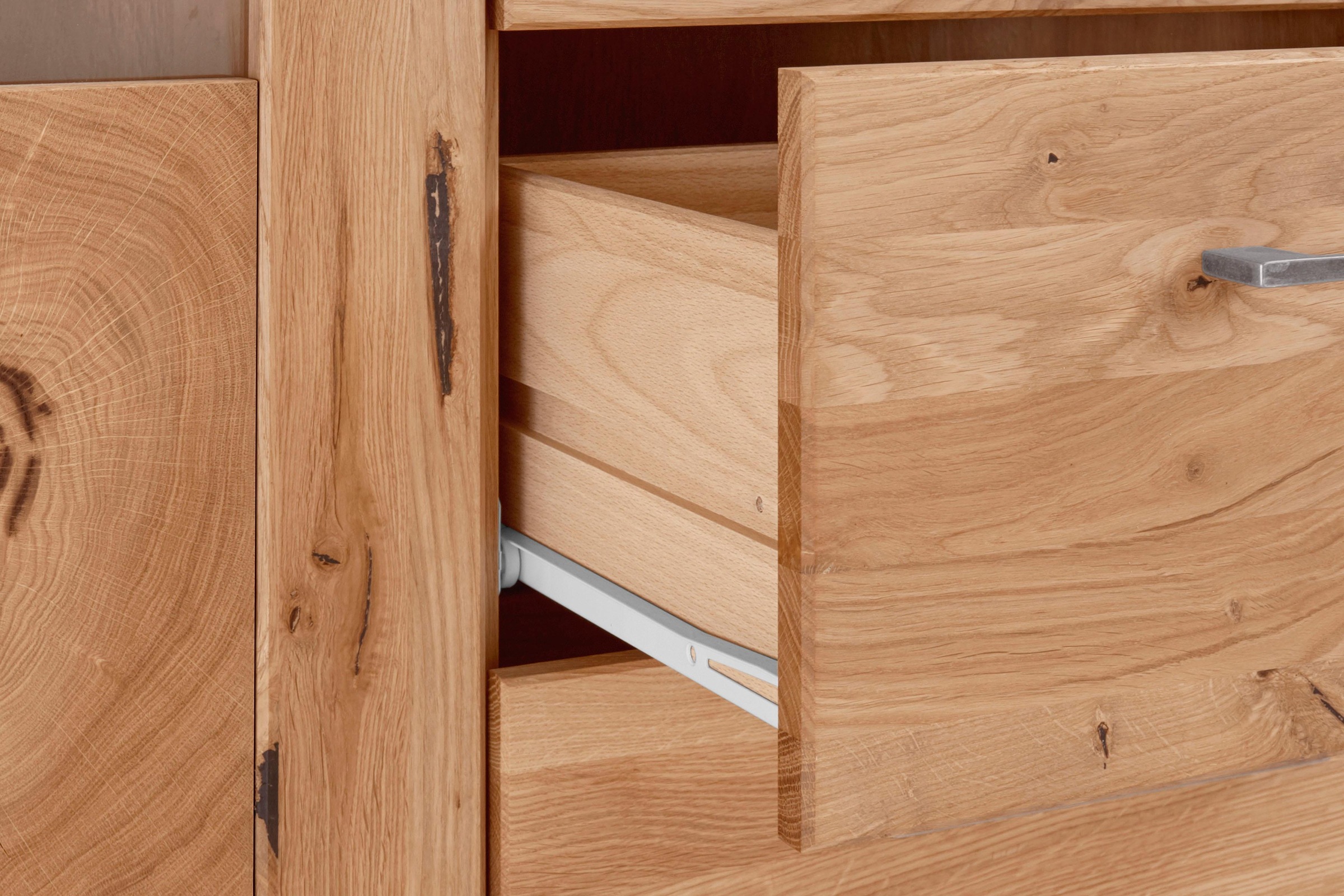 VOGL Möbelfabrik Highboard, Breite 154 cm, Teilmassivholz, Made in Germany
