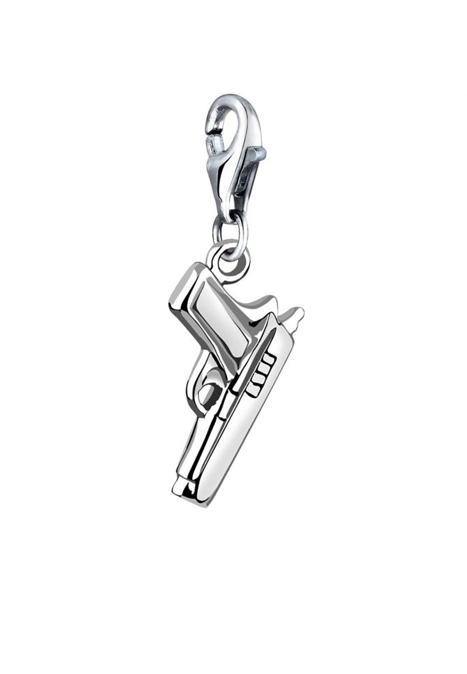 Nenalina Charm-Einhänger »Charm Pistolen-Symbol Anhänger 925 Silber«