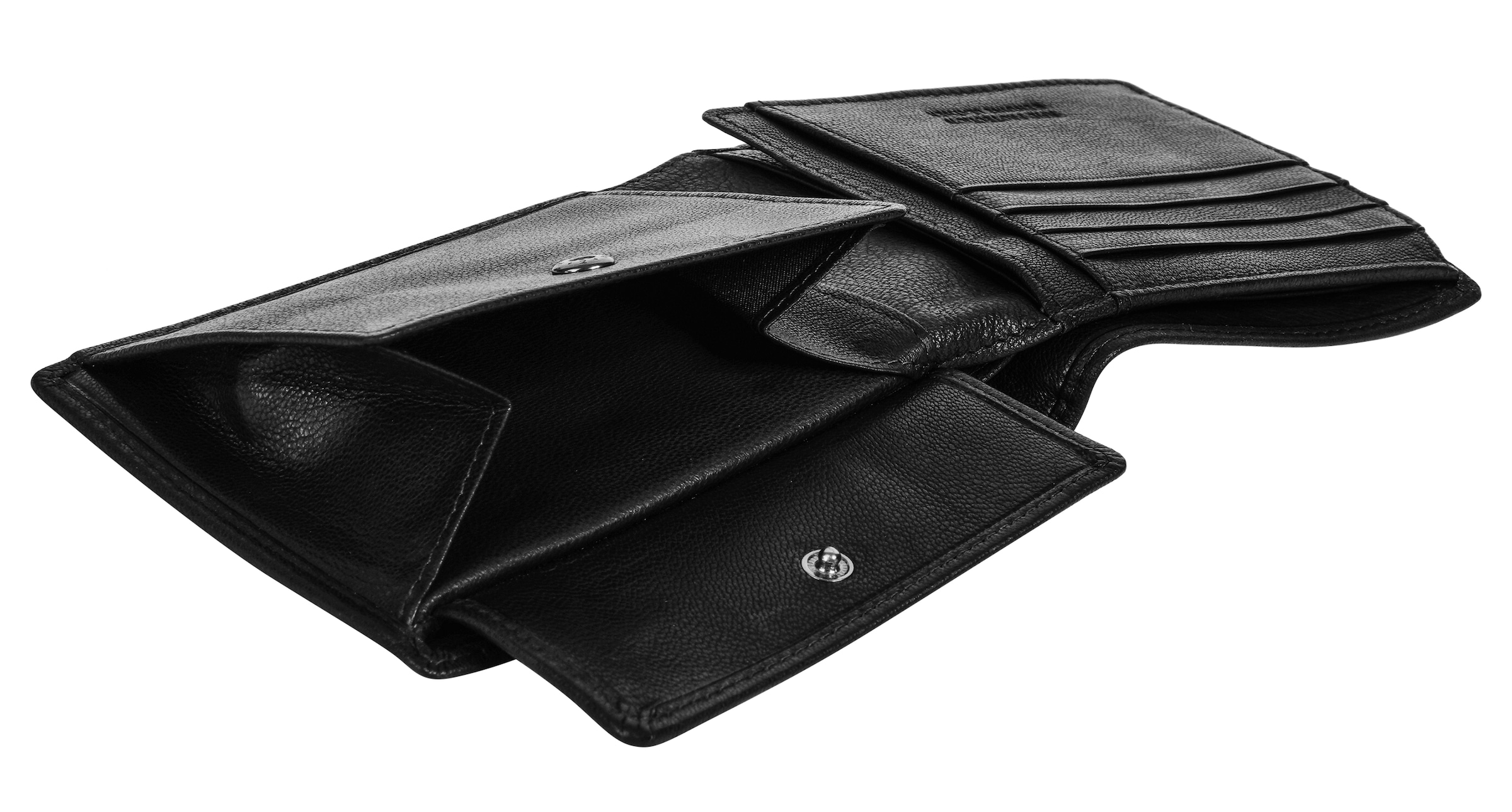 bugatti Geldbörse »BLACK MAGIC«, echt Leder