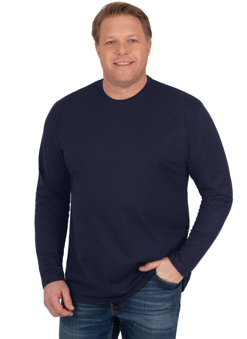 Trigema T-Shirt »TRIGEMA Langarmshirt aus 100% Baumwolle«, (1 tlg.)