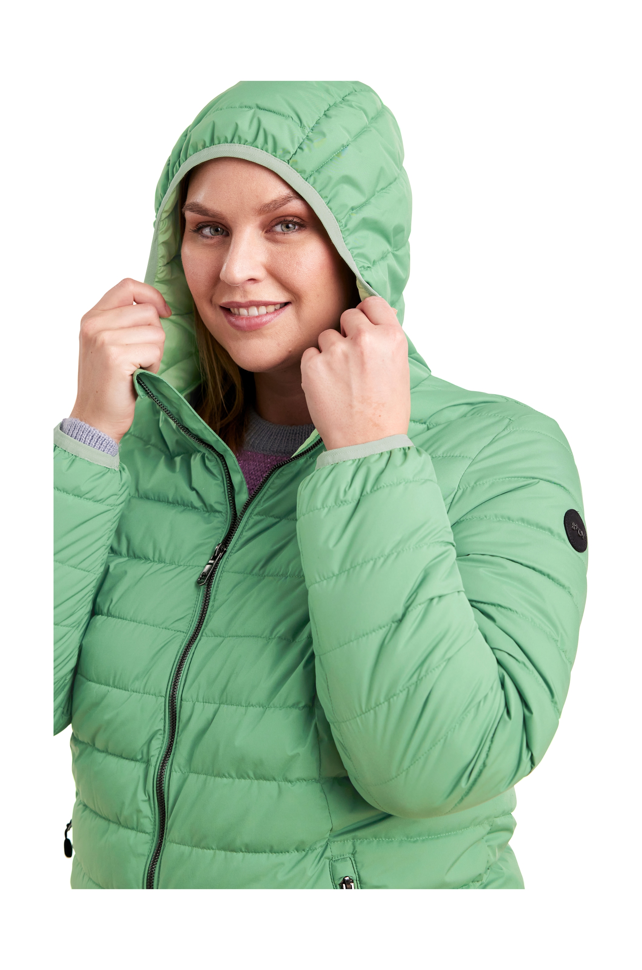 STOY Steppjacke »STS 3 WMN QLTD JCKT«, atmungsaktive, wasserabweisende Damen Steppjacke in großen Größen