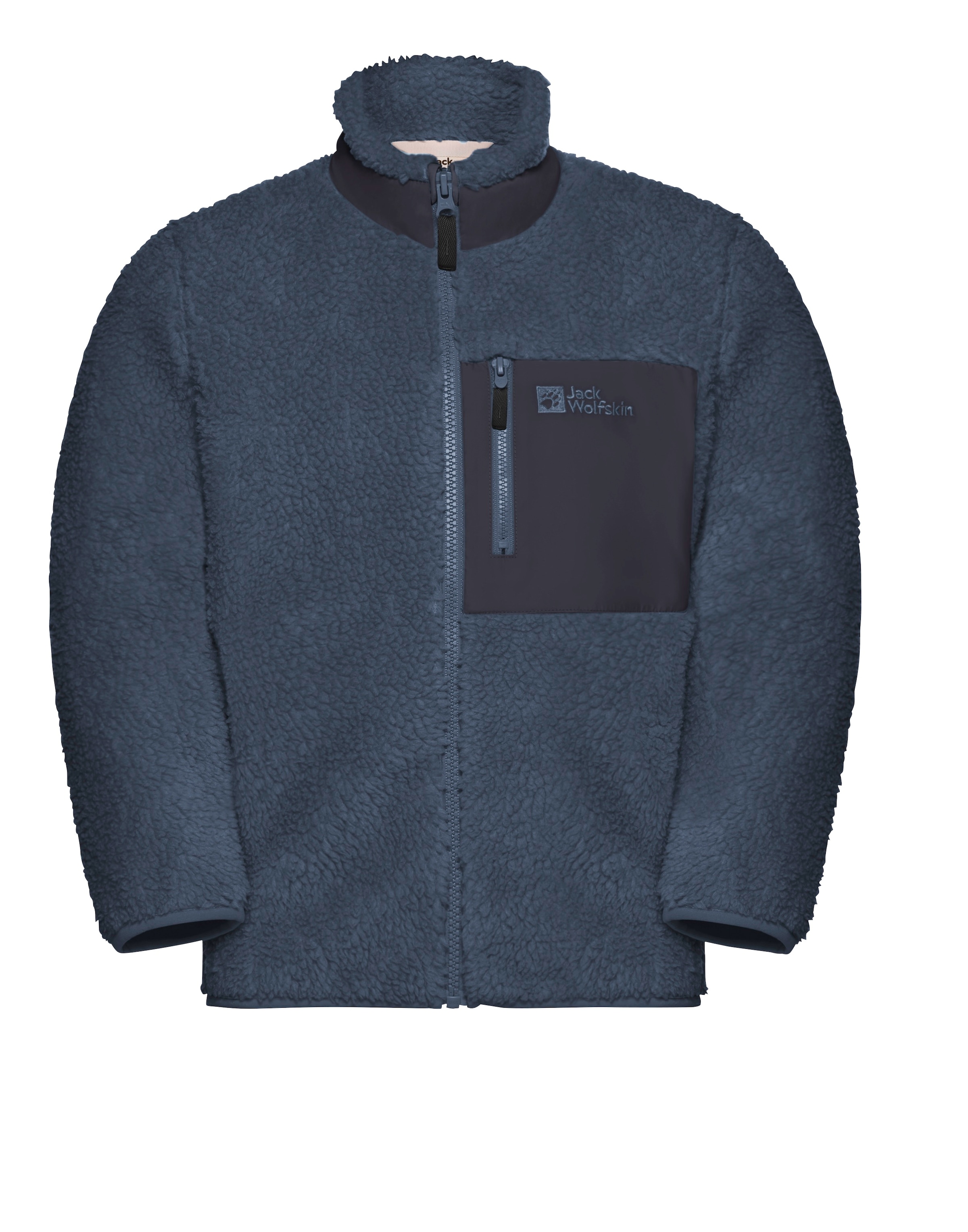 Jack Wolfskin Fleecejacke »ICE CURL JACKET K«, Wärmend, winddicht, Übergangsjacke