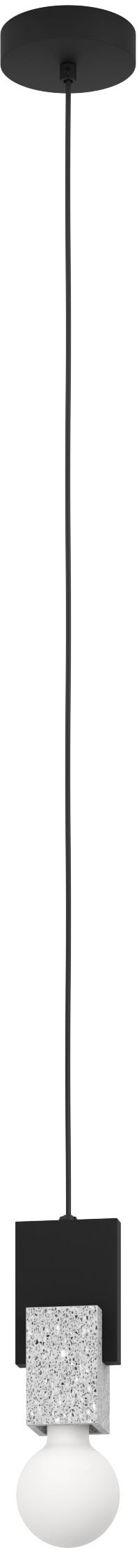 EGLO Hängeleuchte OTTO »LOBATIA«, schwarz Holz bei kaufen - exkl. in 40W - aus Hängeleuchte E27 Stahl
