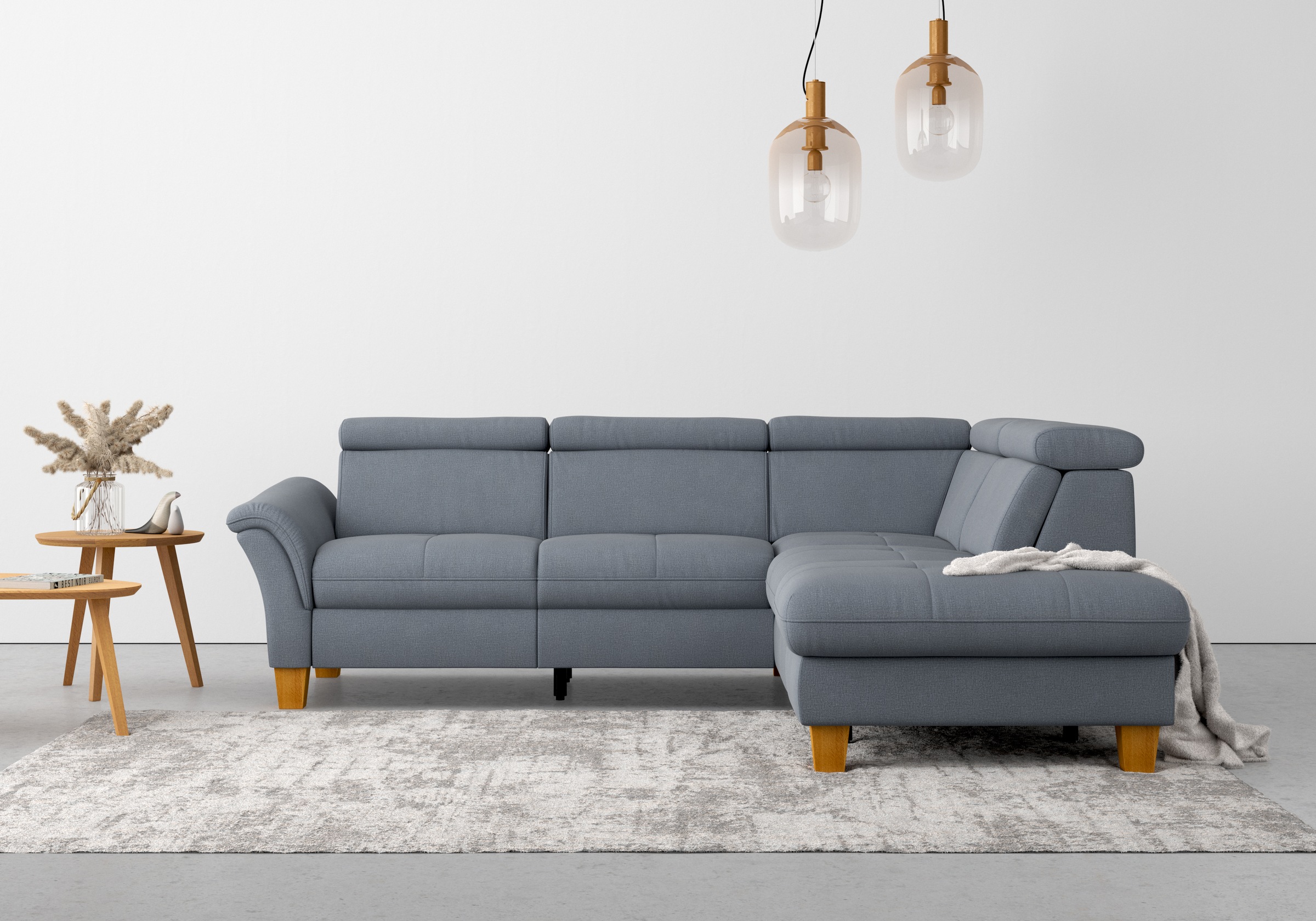 Home affaire Ecksofa »Lindgren L-Form«, wahlweise mit TV-Funktion, Stauraum und Kopfteilverstellung