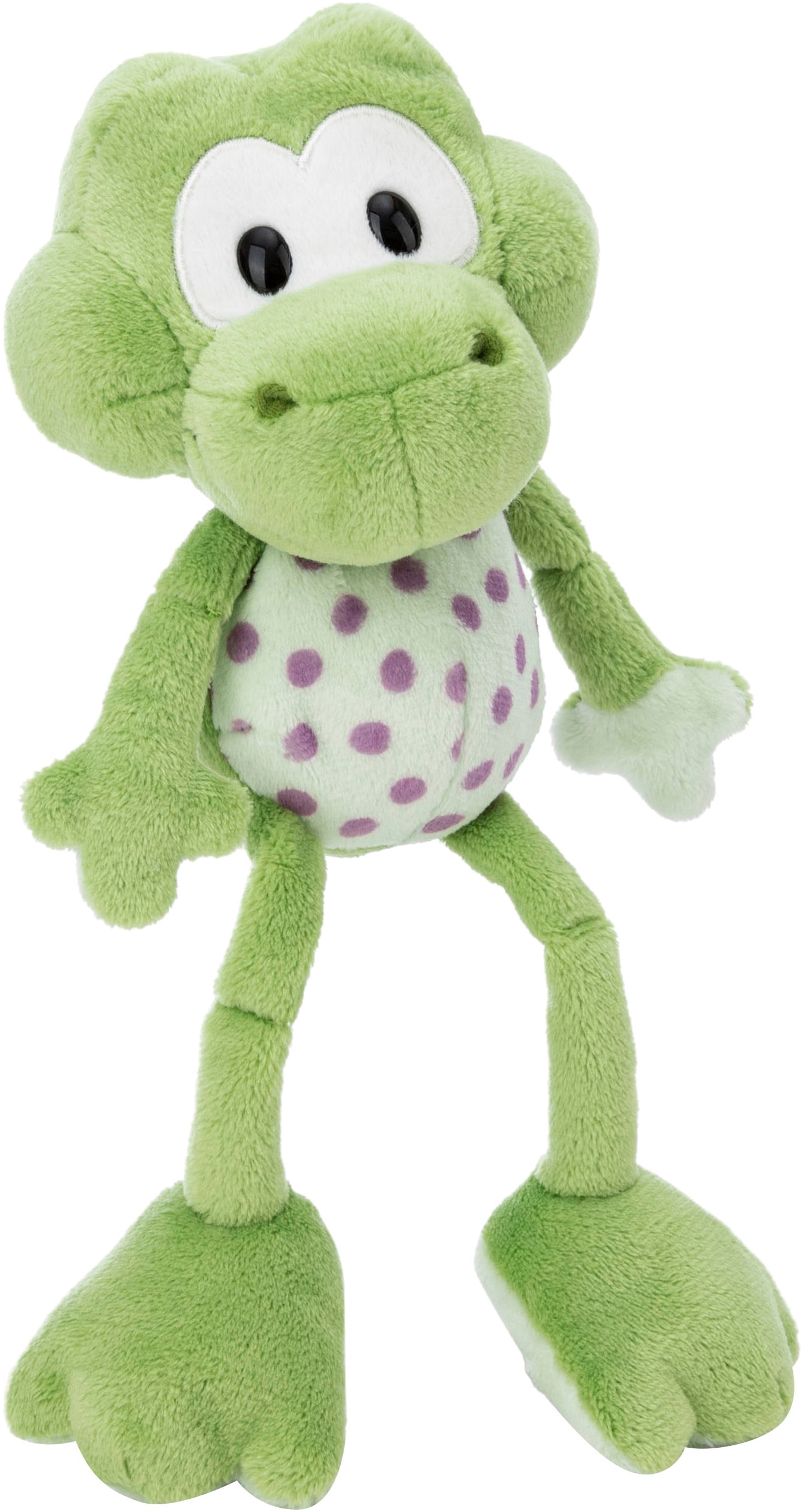 Nici Kuscheltier »Forest Friends, Frosch Fridolin Frog, 35 cm schlenkernd«, enthält recyceltes Material