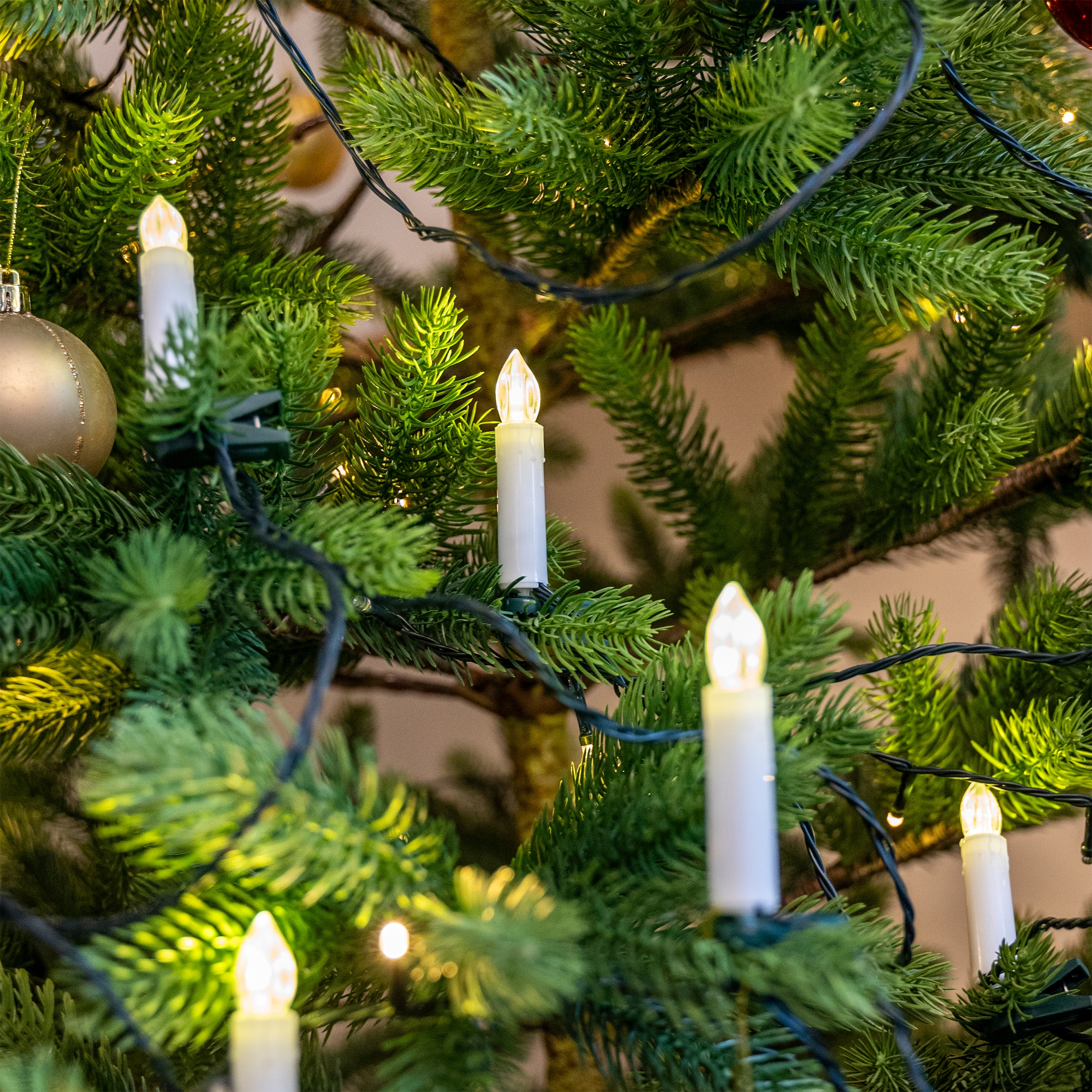 my home LED-Lichterkette »Aluro« 50 Stk.-flammig LED-Christbaumkerzen 50LEDs