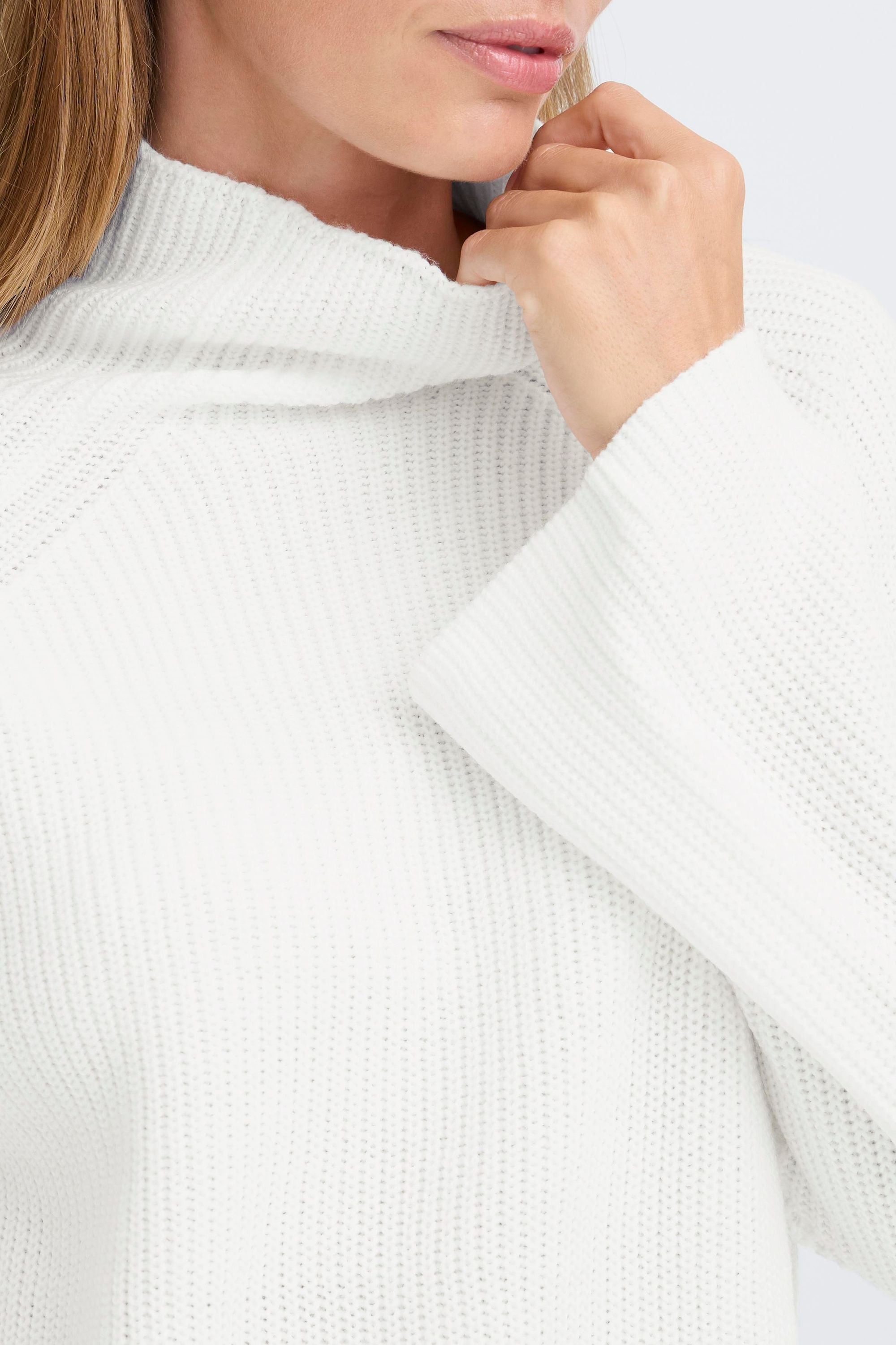 OXMO Strickfleece-Pullover »Strickpullover OXBMMNELLY TURTLENECK«
