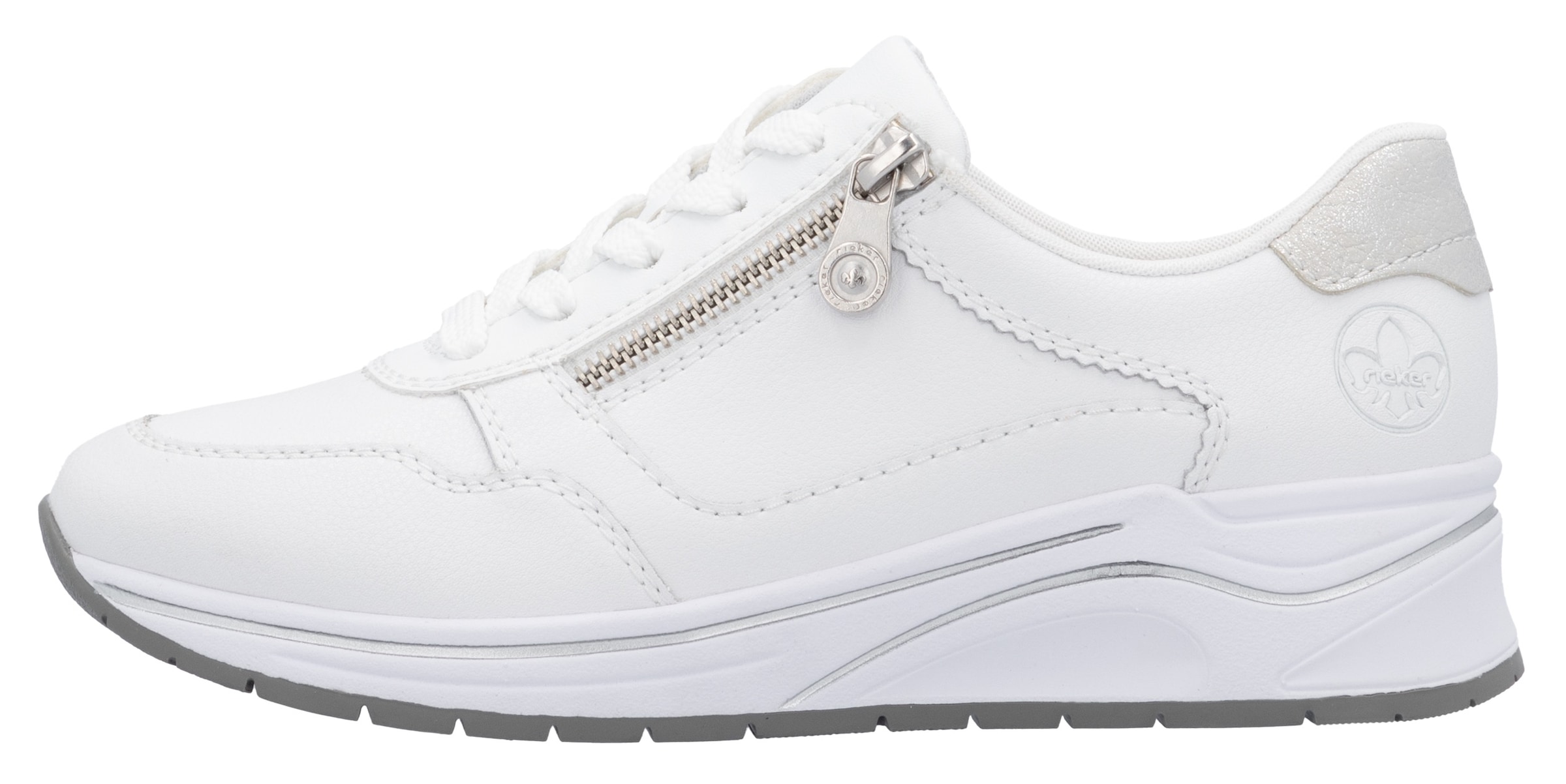 Rieker Keilsneaker, Halbschuh, Schnürschuh, Freizeitschuh mit Soft-Einlage