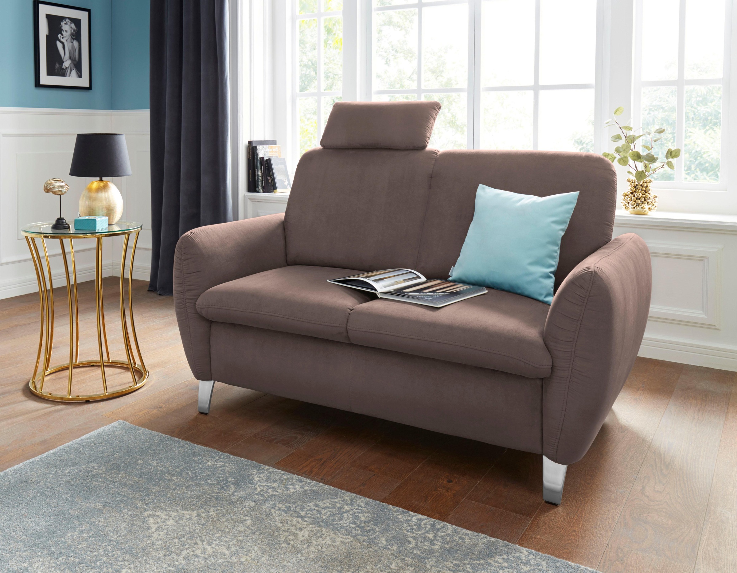 sit&more 2-Sitzer »Daytona«, inklusive Federkern und einer Kopfstütze