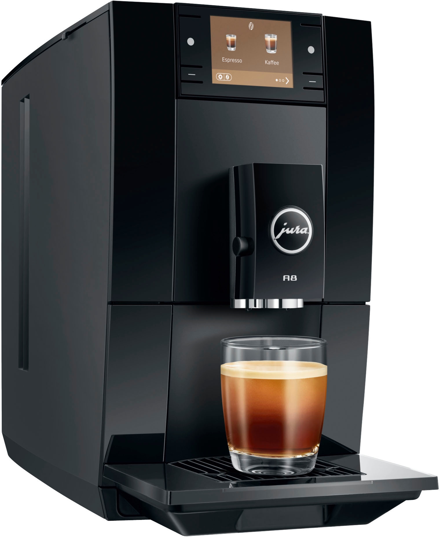 JURA Kaffeevollautomat »A8 Piano Black (EA)«