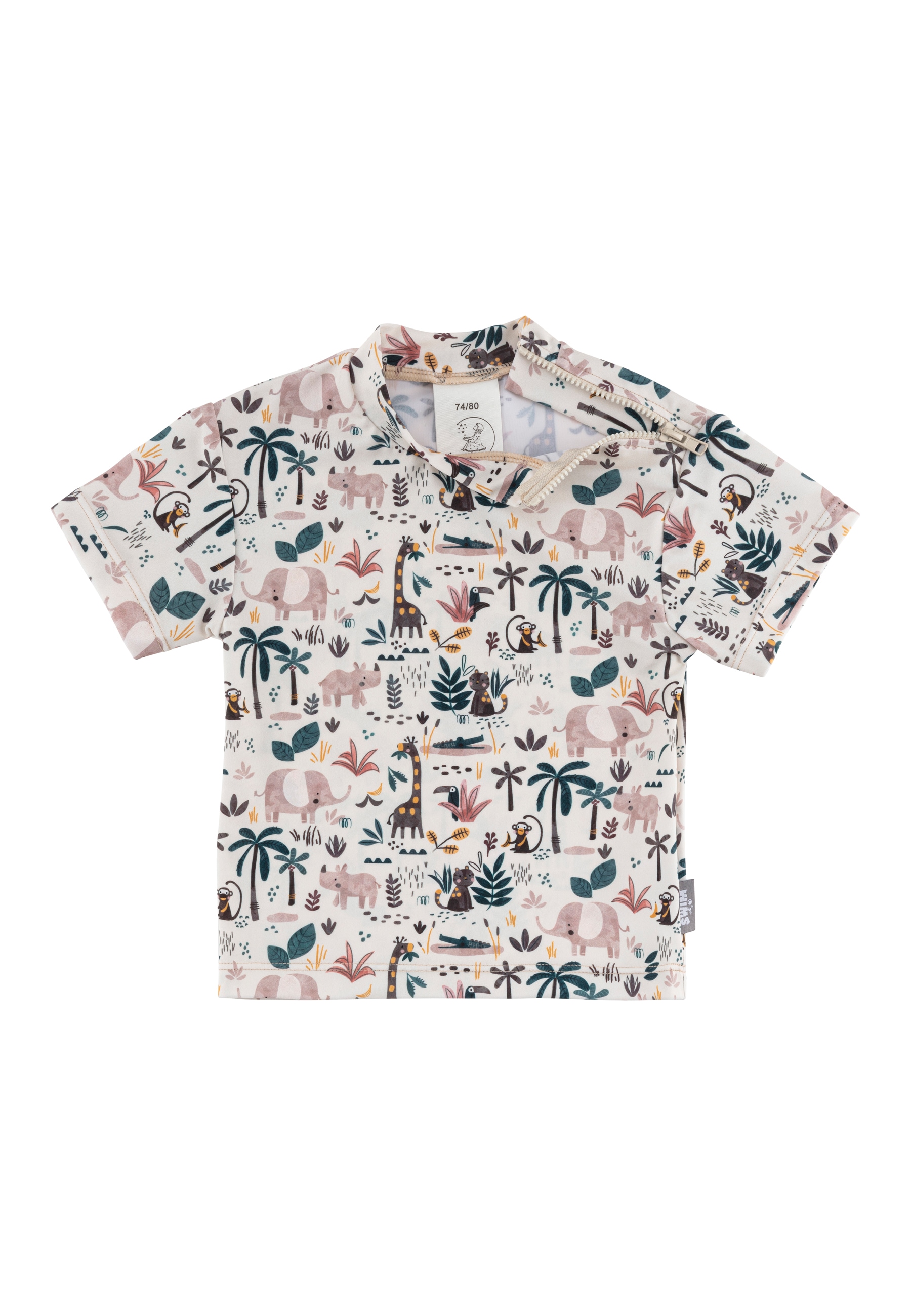 Sterntaler® Schwimmanzug »Badeshirt kurzarm Safari«