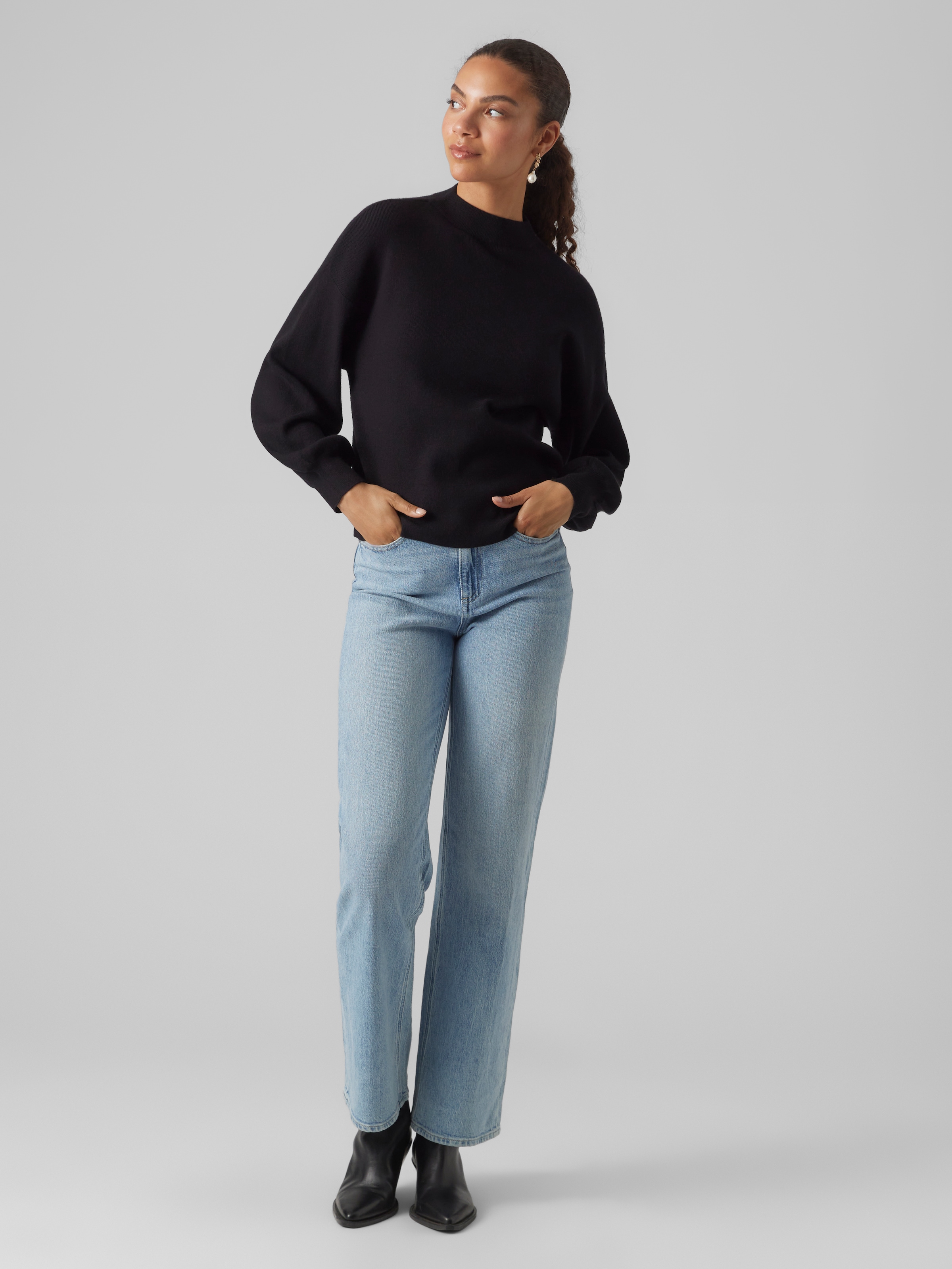 Vero Moda Strickpullover »VMNANCY LS FUNNELNK PULLOVER GA«