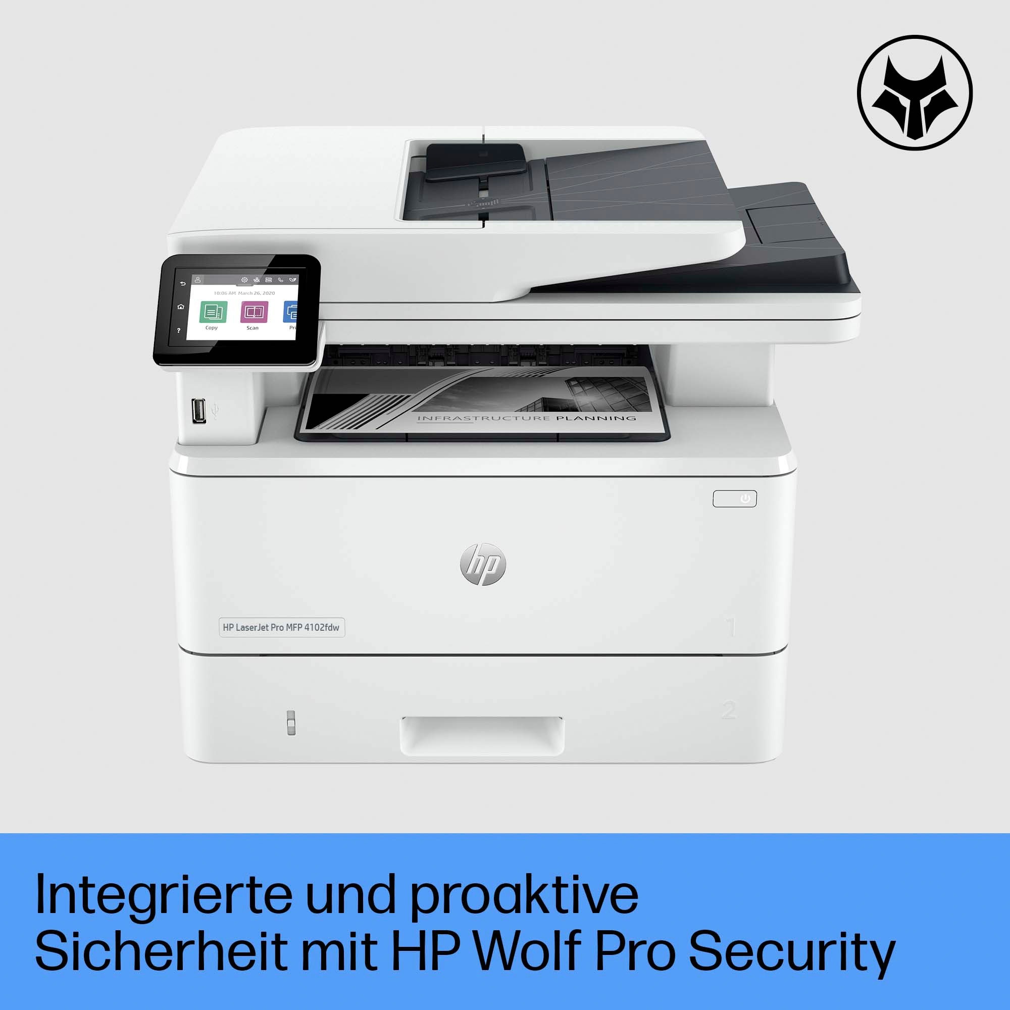 HP Multifunktionsdrucker »LaserJet Pro MFP 4102fdw«