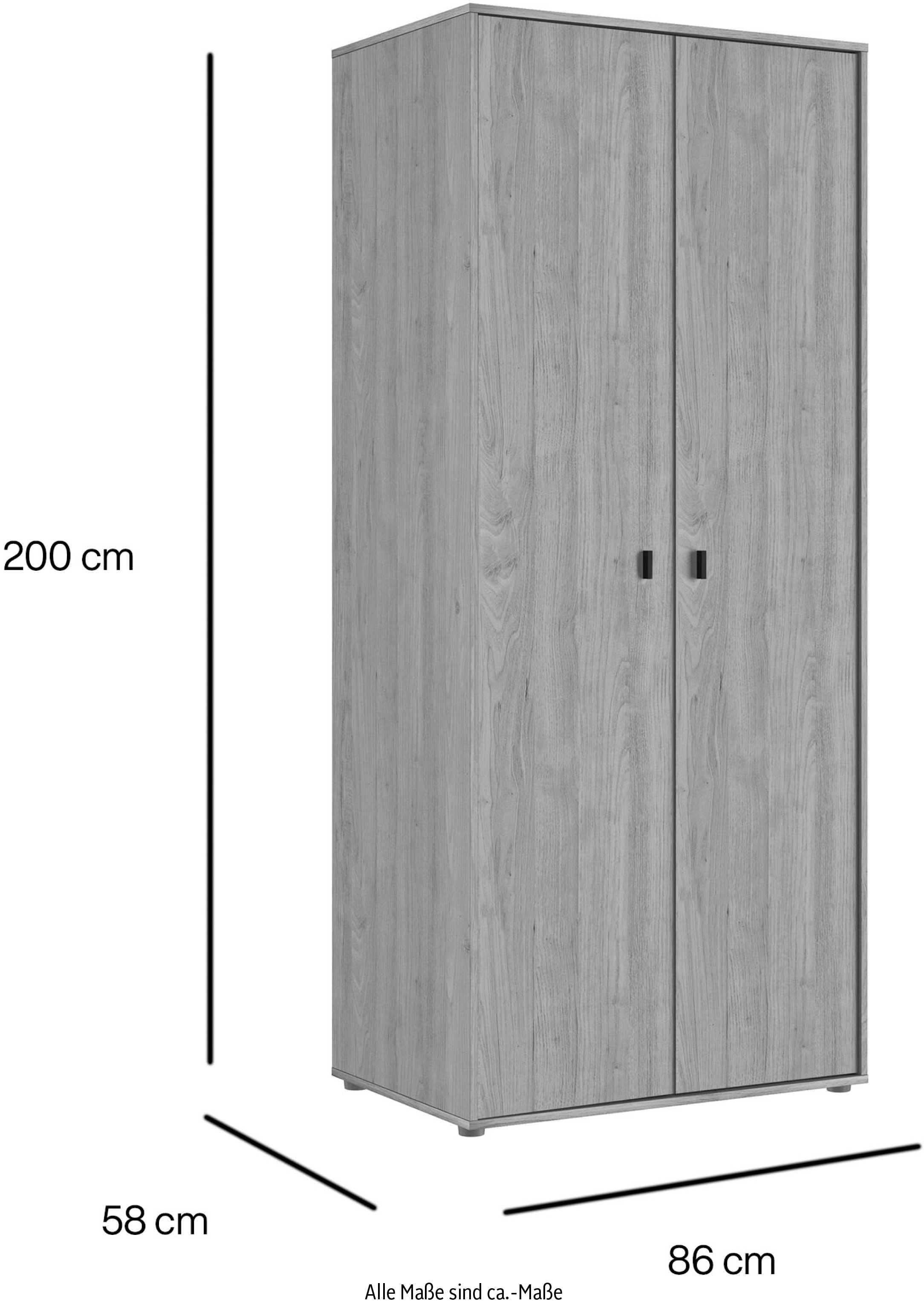 Gami Schlafzimmer-Set »RITMO SCHLAFZIMMER SET 2« 7 Stk. tlg. Ein Schlafzimmer im zeitlosen Stil mit vielen praktischen Lösungen!