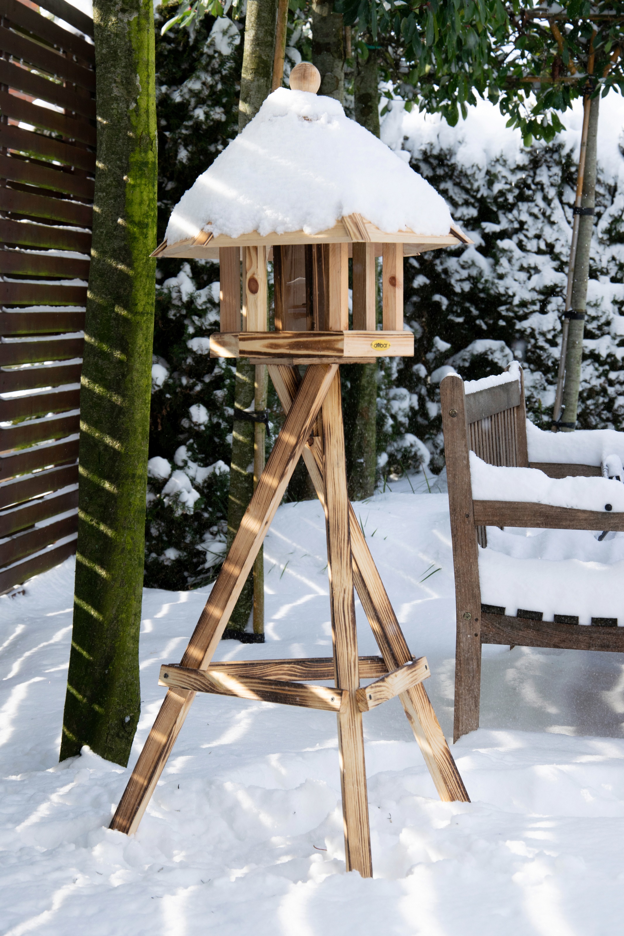 dobar green label Vogelhaus »Brillo«, BxTxH: 45x45x47 cm, mit Futtersilo im Inneren,... kaufen