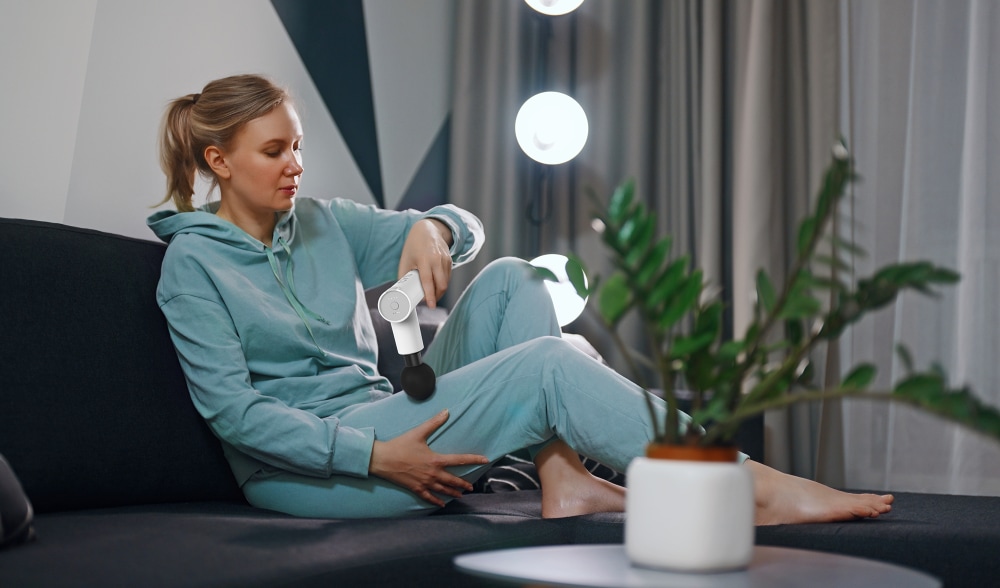 Renpho Massagegerät »Extend Massage Pistole«, Leistungsstarkes Handmassagegerät für das Tiefengewebe