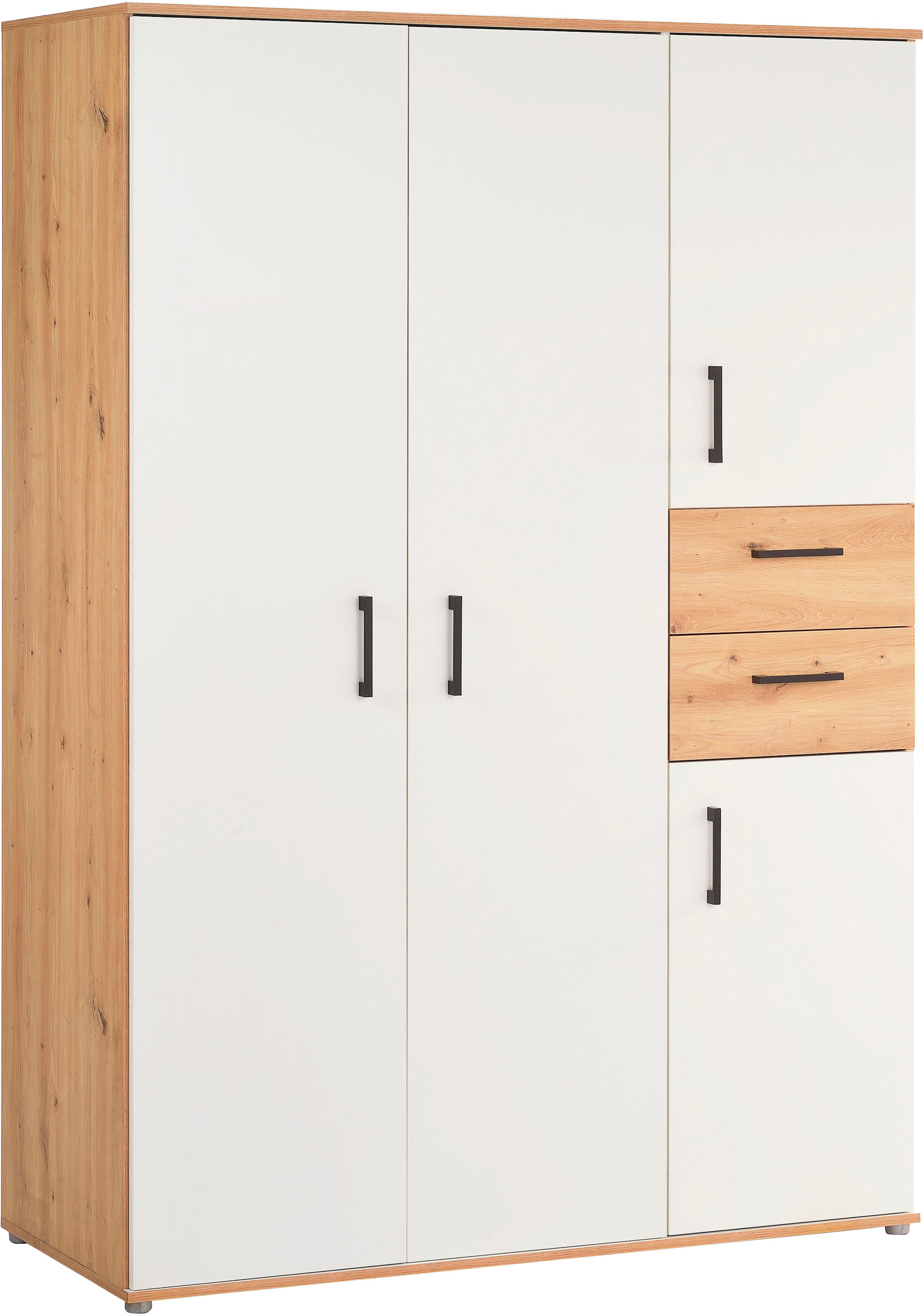 arthur berndt Jugendzimmer-Set »»Bente« 5-teilig« 5 tlg. Artisan Oak Nb/Weiß