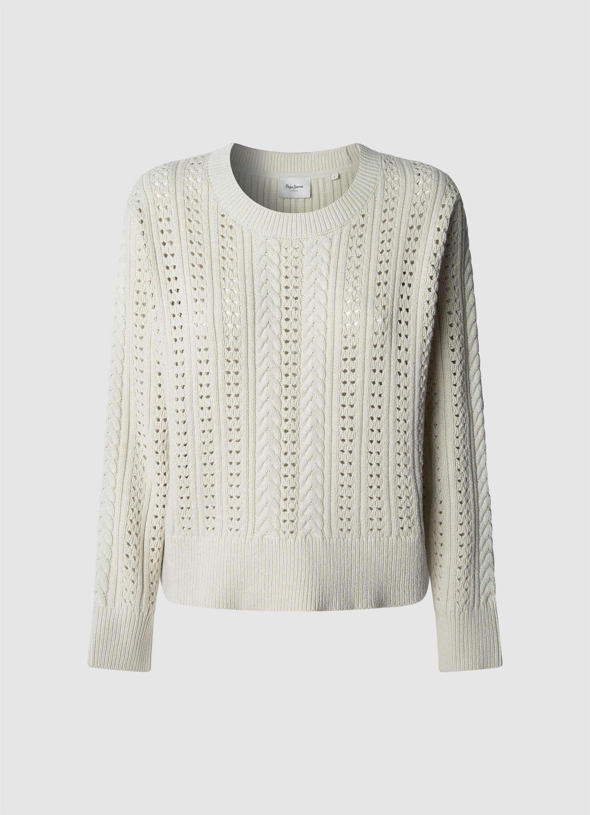 Pepe Jeans Strickpullover »CANDIDE«, mit Lochmuster