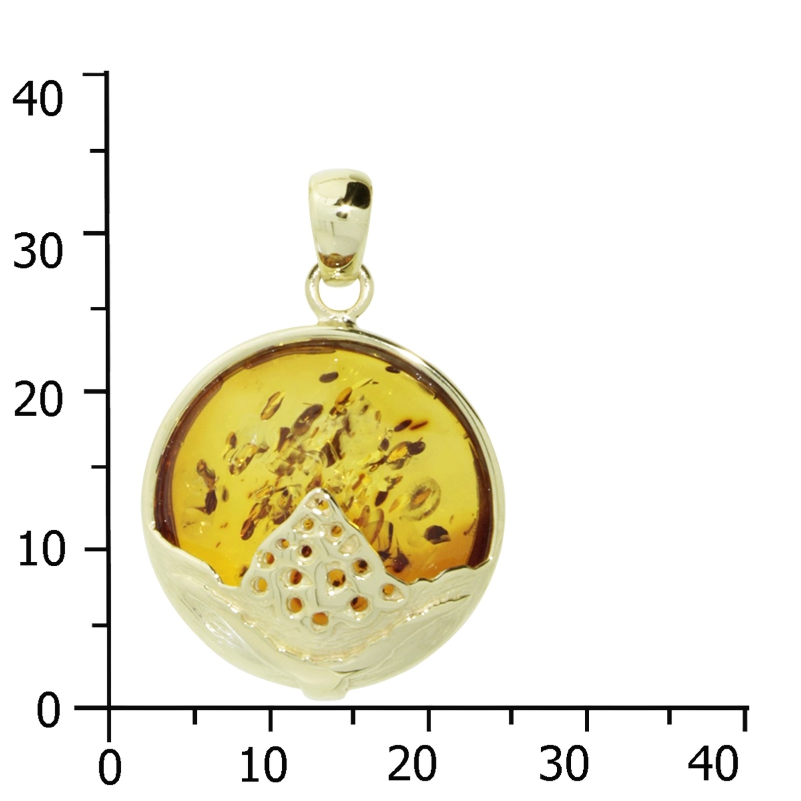 OSTSEE-SCHMUCK Kettenanhänger »- Aline - Gold 333/000 - Bernstein«