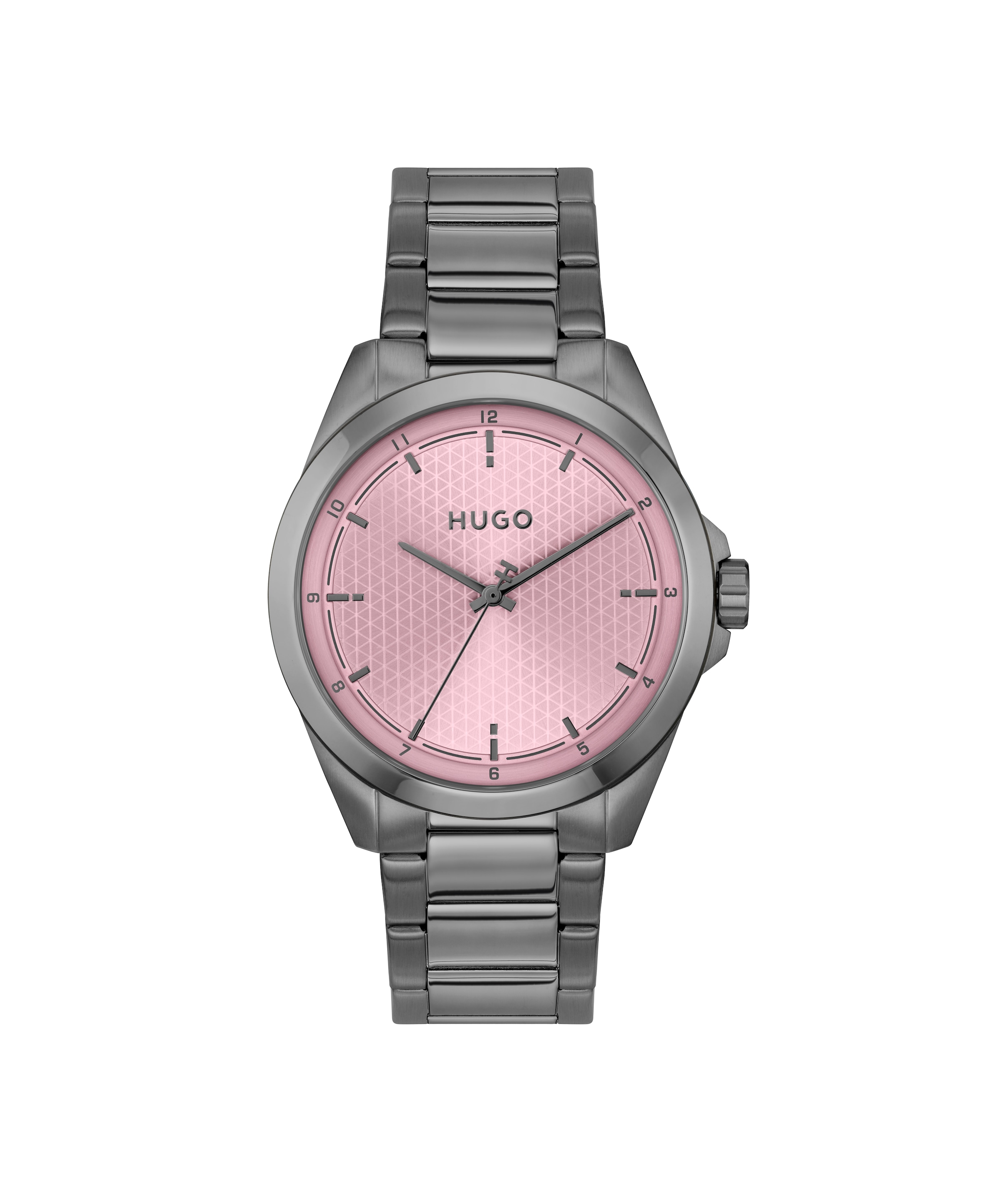 HUGO Quarzuhr »#SEAM« Armbanduhr, Herrenuhr, Edelstahlarmband, analog