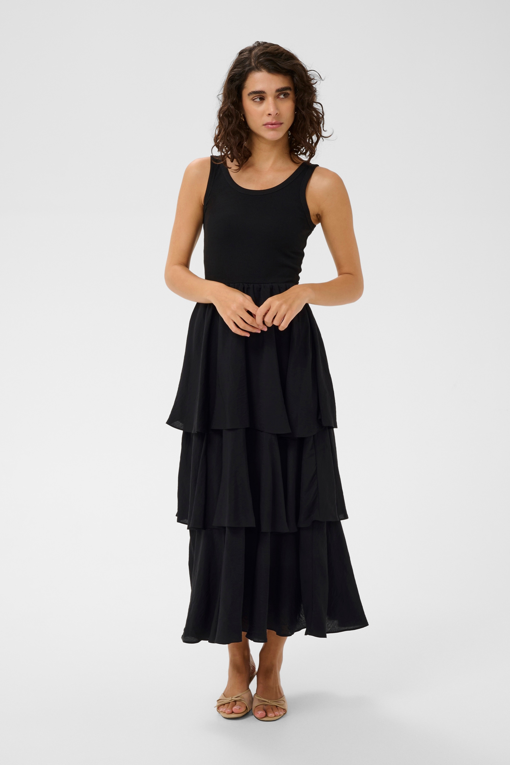 KAFFE Midikleid »Kleid KAerika«