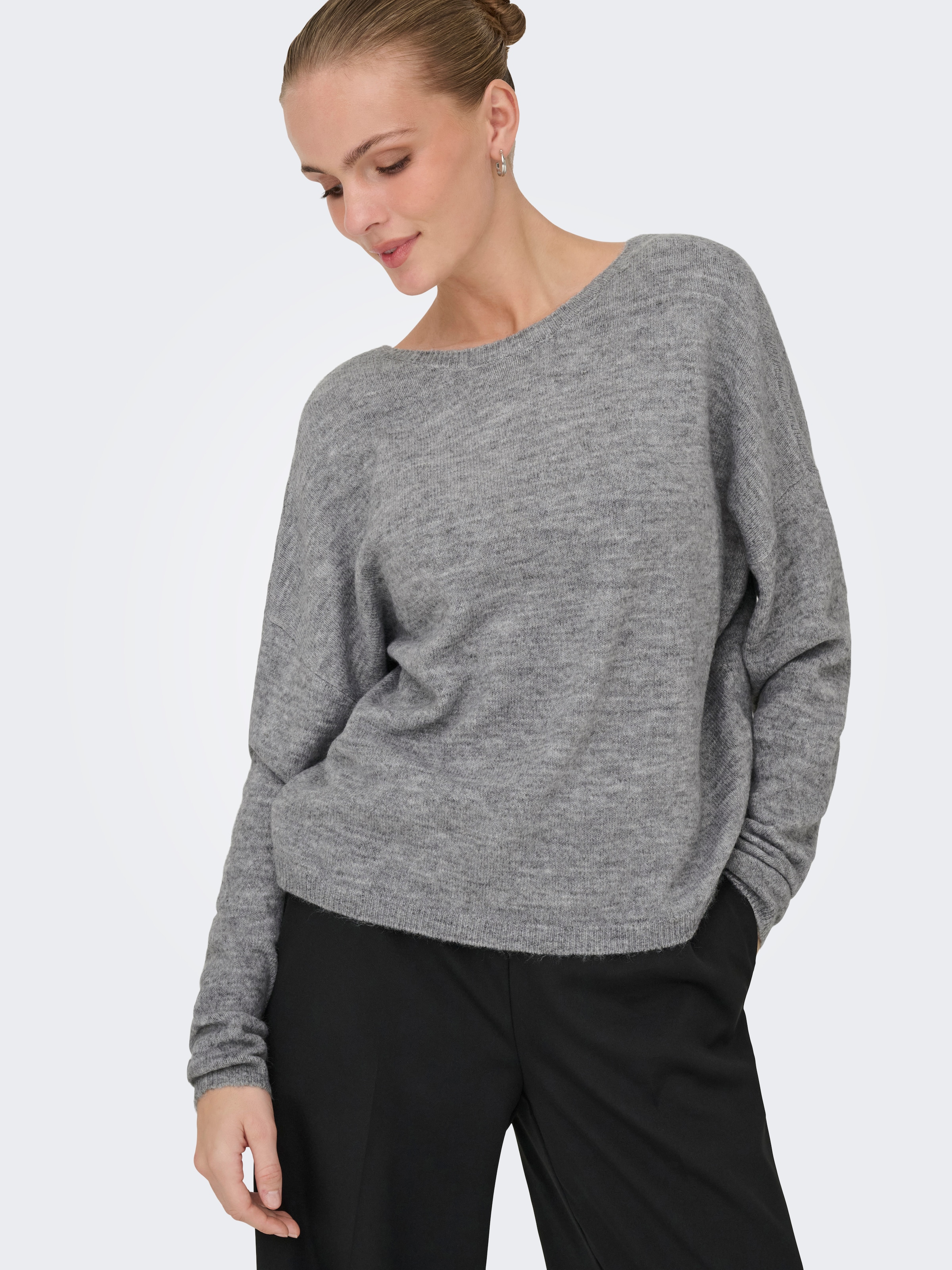 ONLY Rundhalspullover »ONLMANIFESTA LS REVERSIBLE KNT NOOS«