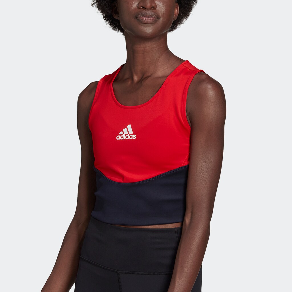 adidas Performance Tanktop »COLORBLOCK CROP TOP«