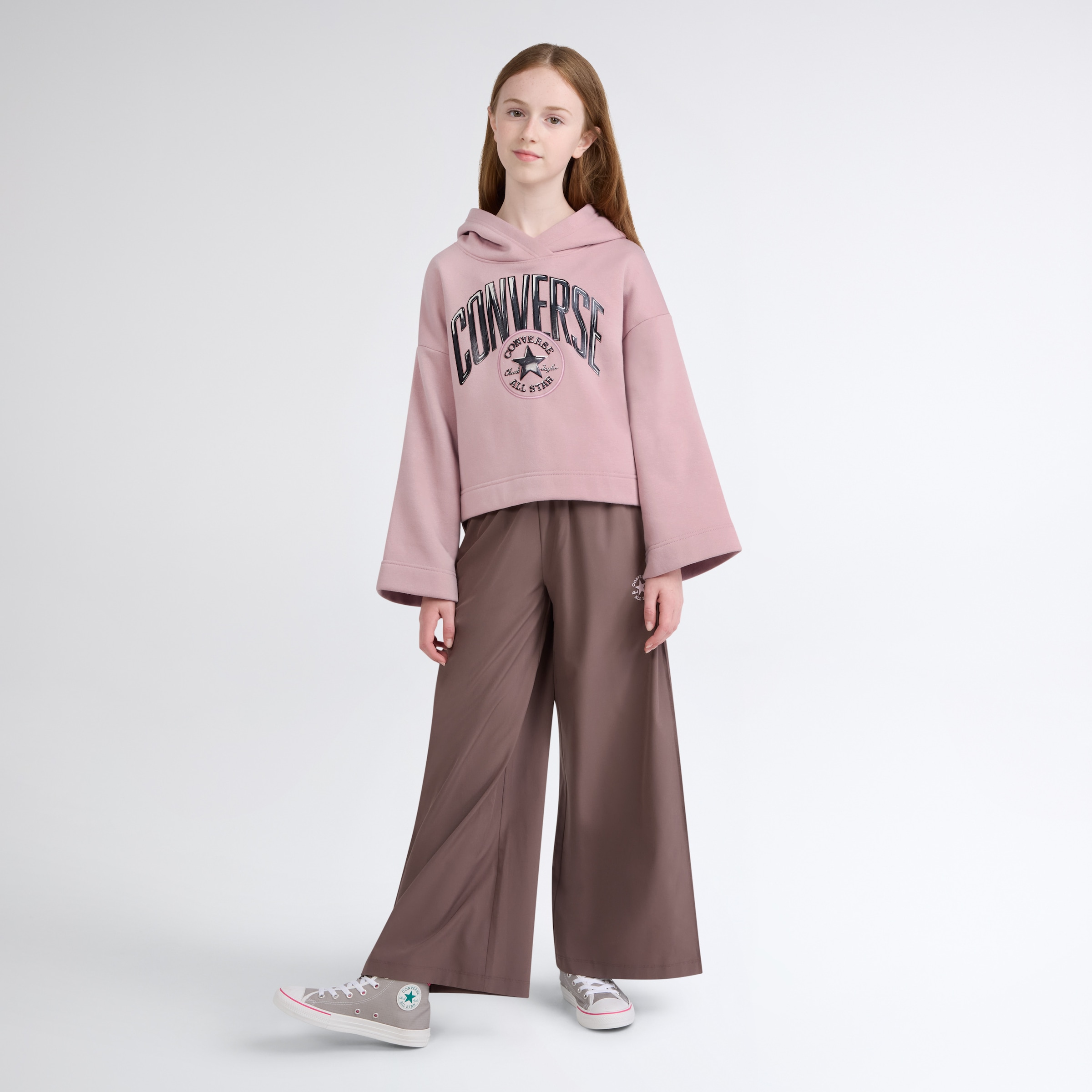 Converse Kapuzensweatshirt »CNVG WIDE SLEEVE HOODIE«, mit warmem Fleece-Material
