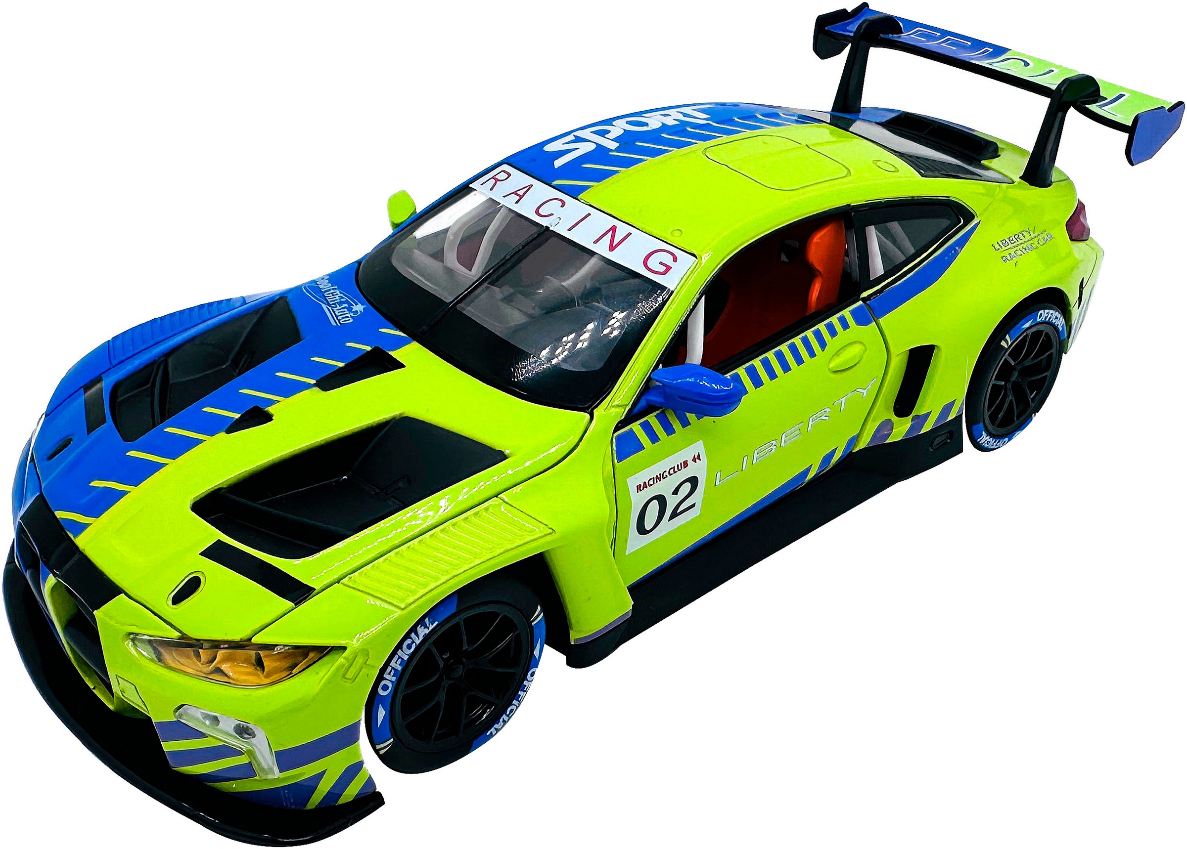 Jamara Spielzeug-Auto »Diecast, BMW M4 GT3 inklusive Batterien« LED Licht; Maßstab 1:24