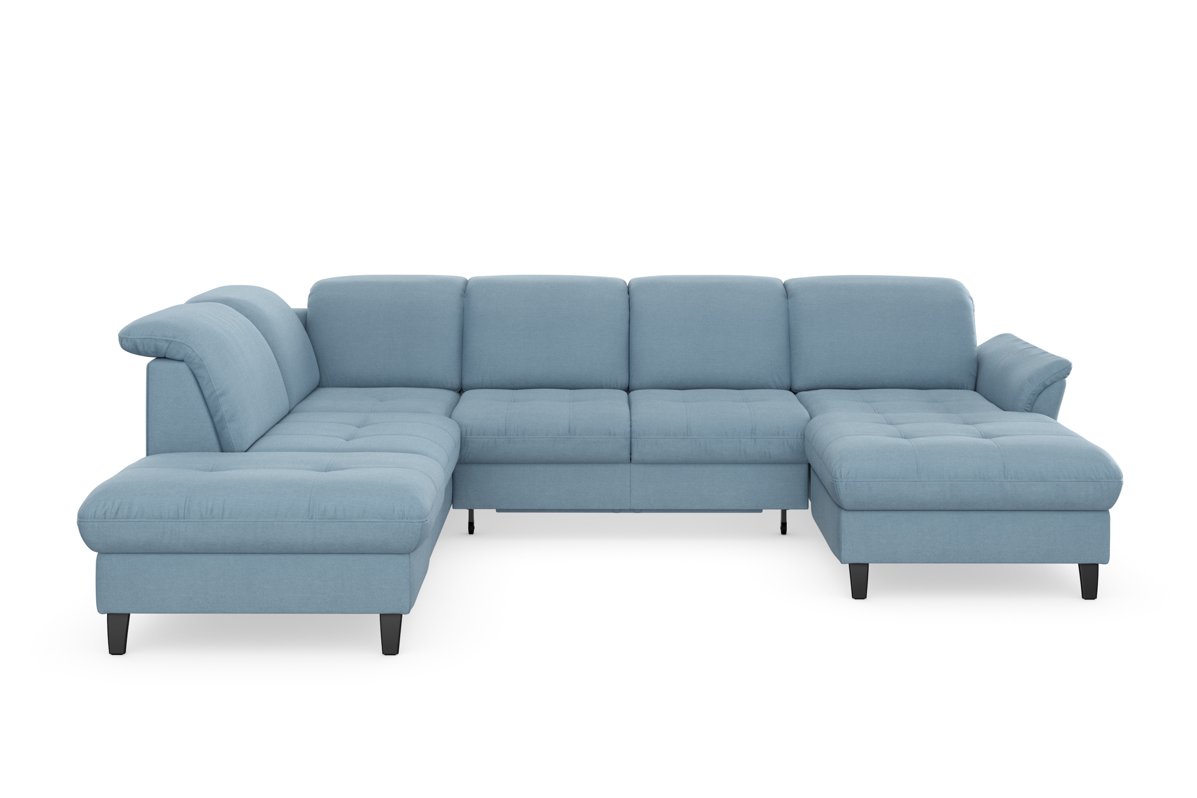 sit&more Wohnlandschaft »Maggiore U-Form«, wahlweise mit Kopfteilverstellung, Bettfunktion und Stauraum