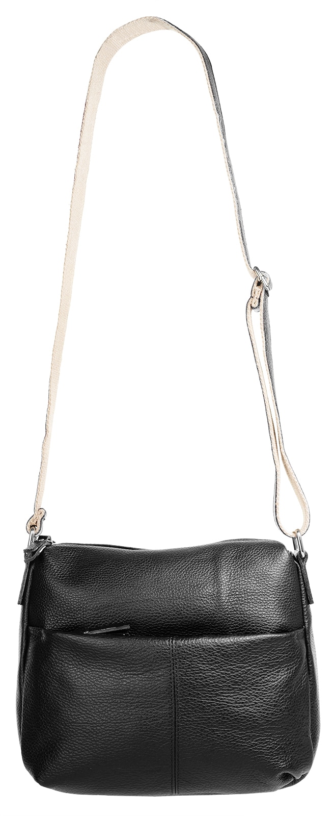 Samantha Look Umhängetasche echt Leder, Made in Italy