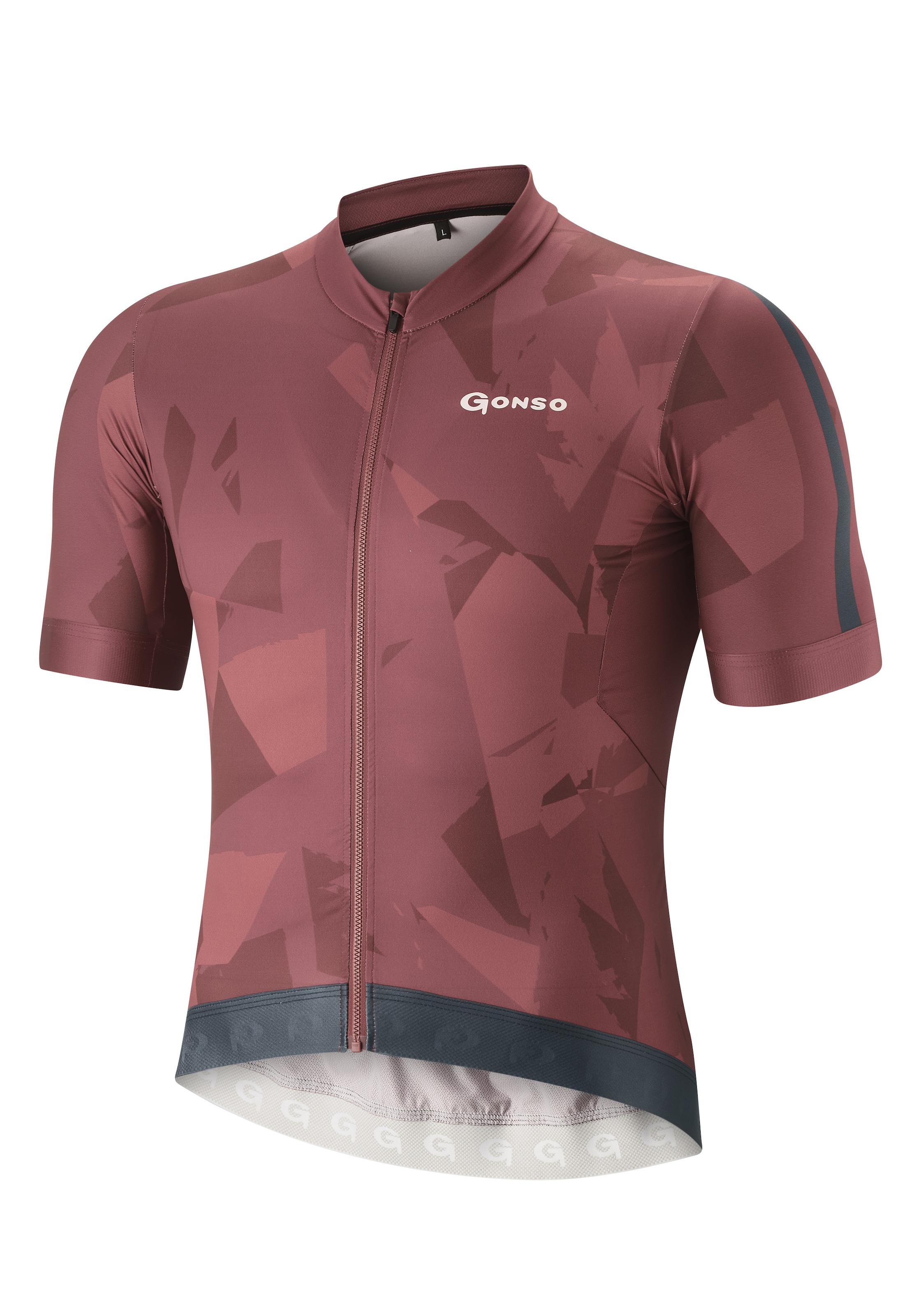 Gonso Radtrikot »TRESERO«, Herren Radshirt kurzarm, atmungsaktives Fahrradtrikot mit Rückentasche