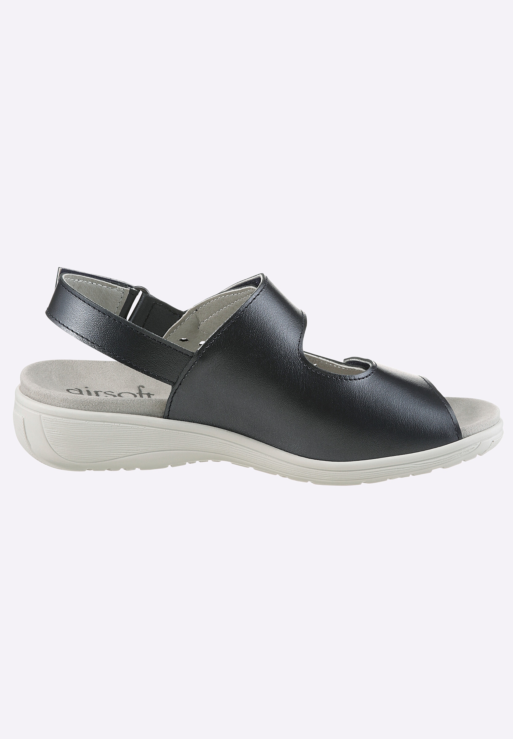 airsoft comfort+ Sandalette »Sandale Sandale mit 3-fach Klettverschluss«