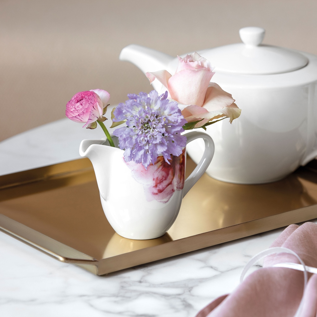 Villeroy & Boch Milchbehälter »Milchkännchen Rose Garden 210 ml bunt«