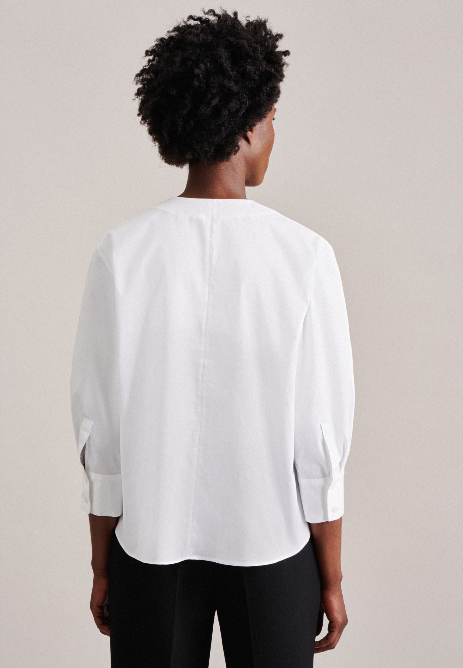 seidensticker Klassische Bluse »Schwarze Rose«, Tunika Uni