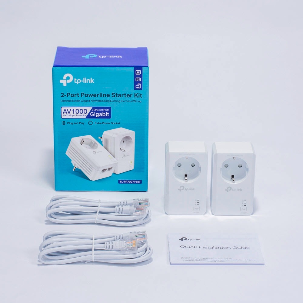TP-Link Reichweitenverstärker »TL-PA7027P KIT - AV1000 Powerline 2er Set«