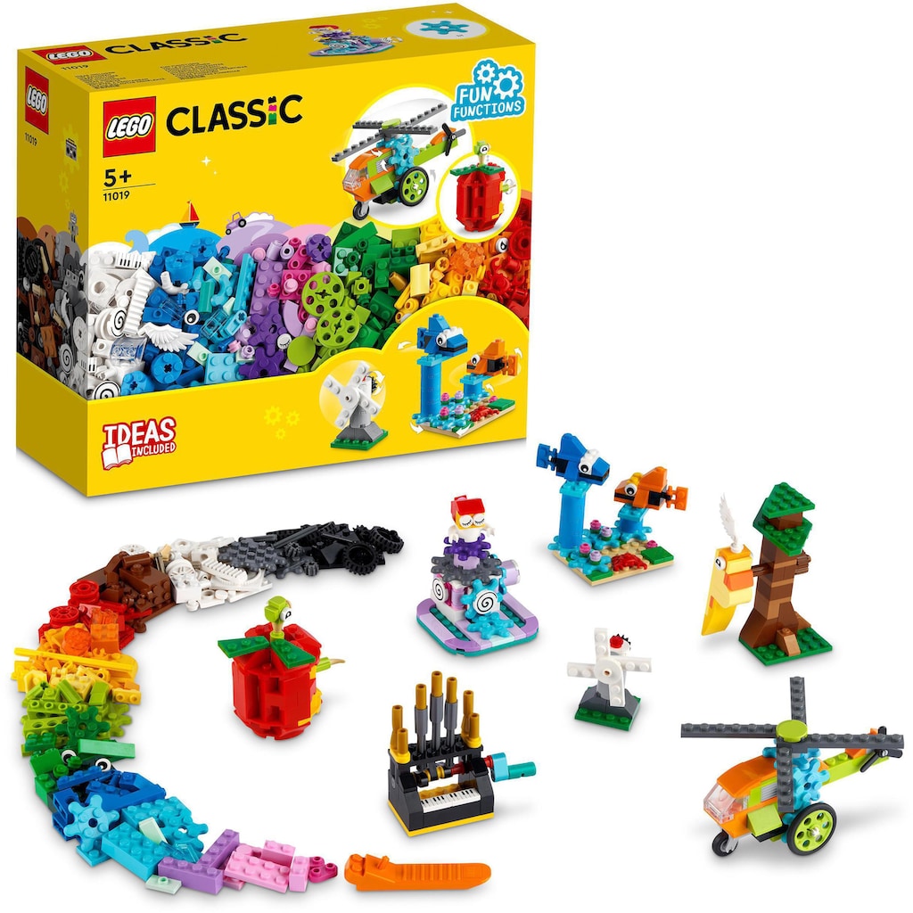 LEGO® Konstruktionsspielsteine »Bausteine und Funktionen (11019), LEGO® Classic«, (500 St.), Made in Europe