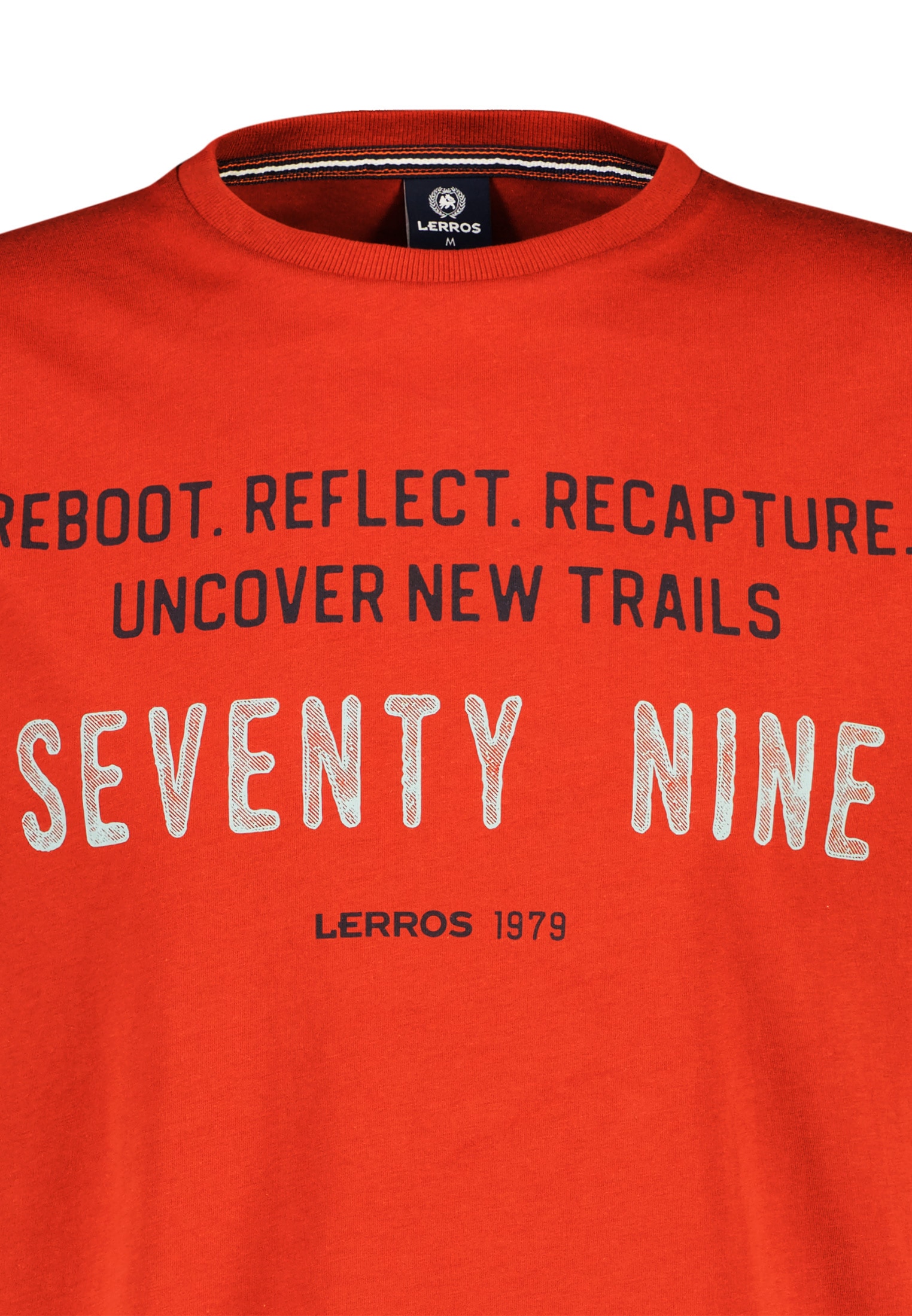 »LERROS *Seventy T-Shirt bei T-Shirt LERROS Nine*« Brustprint OTTO online bestellen mit